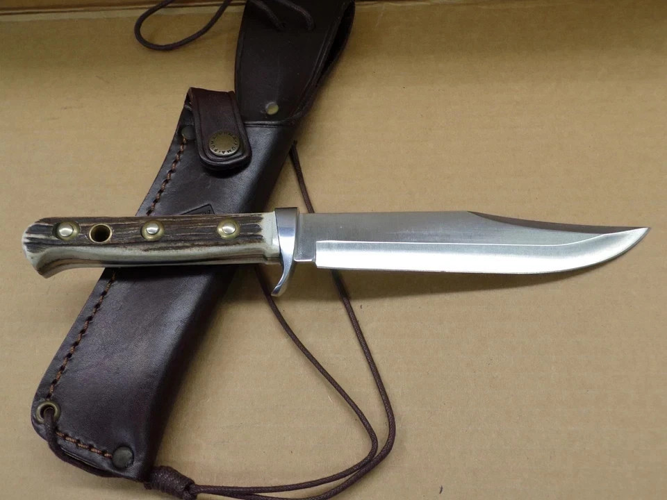 Custom PUMA Germany Replica Bowie Handmade Stag Handle Knife