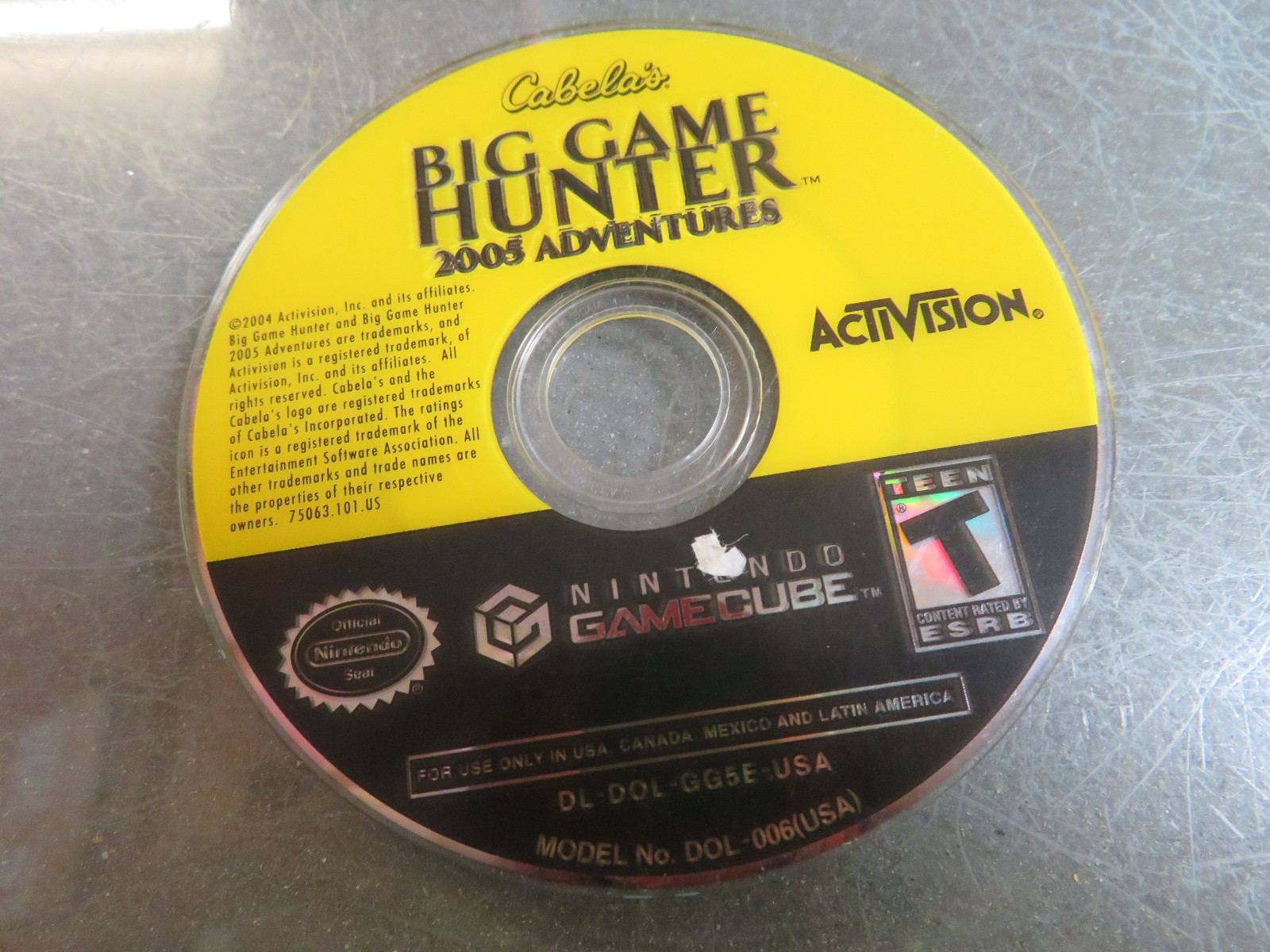 Cabela's Big Game Hunter: 2005 Adventures (Nintendo GameCube, 2004) *DISC ONLY*