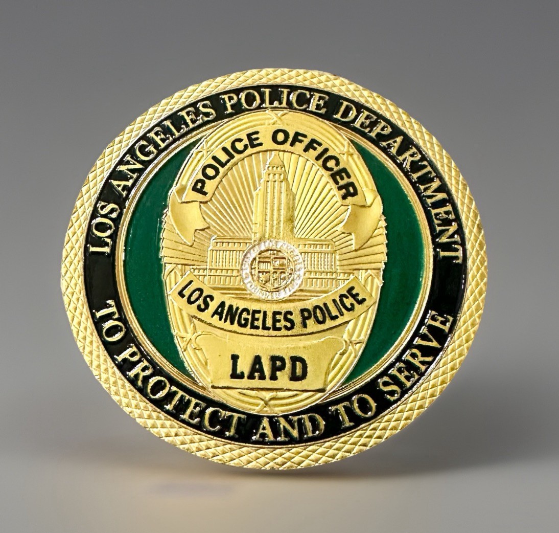 LAPD Los Angeles Police Agent Challenge Coin  ·IN STOCK· ·FAST SHIPPING· ·NEW·