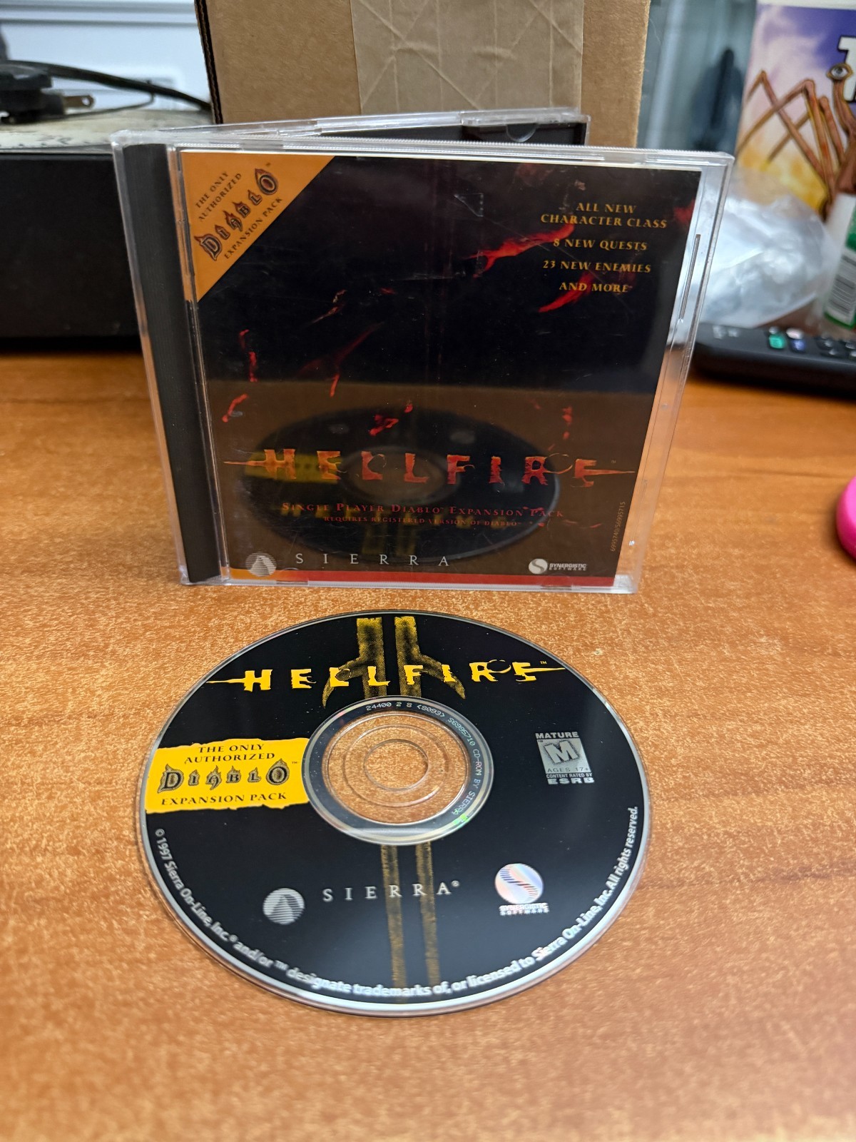 Sierra Diablo: Hellfire Expansion Pack PC CD-ROM, M, NTSC-U/C (US/Canada), 1997