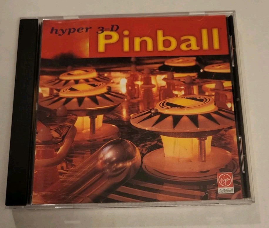 Hyper 3-D Pinball PC Game CD ROM Vintage 1995 - VG
