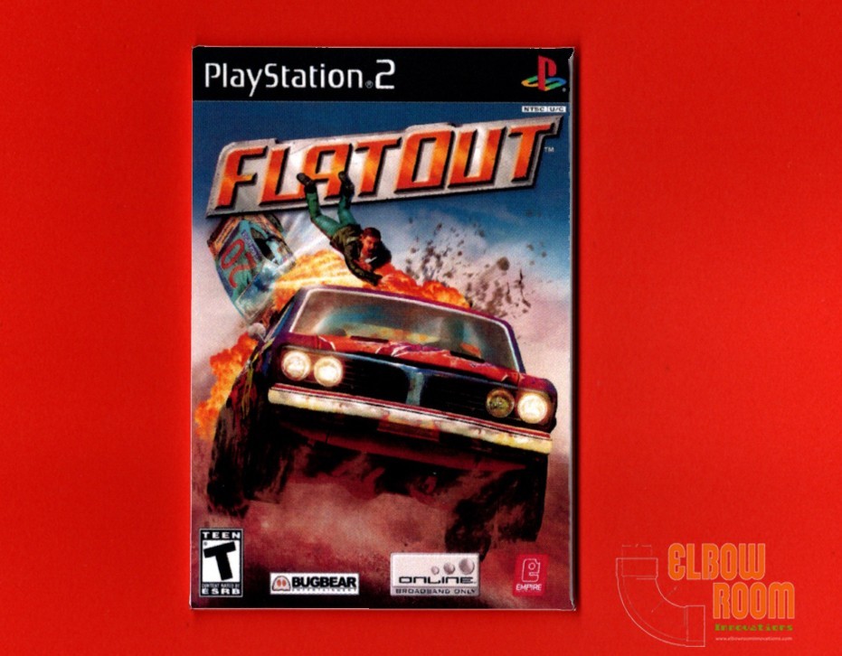 PS2 FlatOut box art 2x3