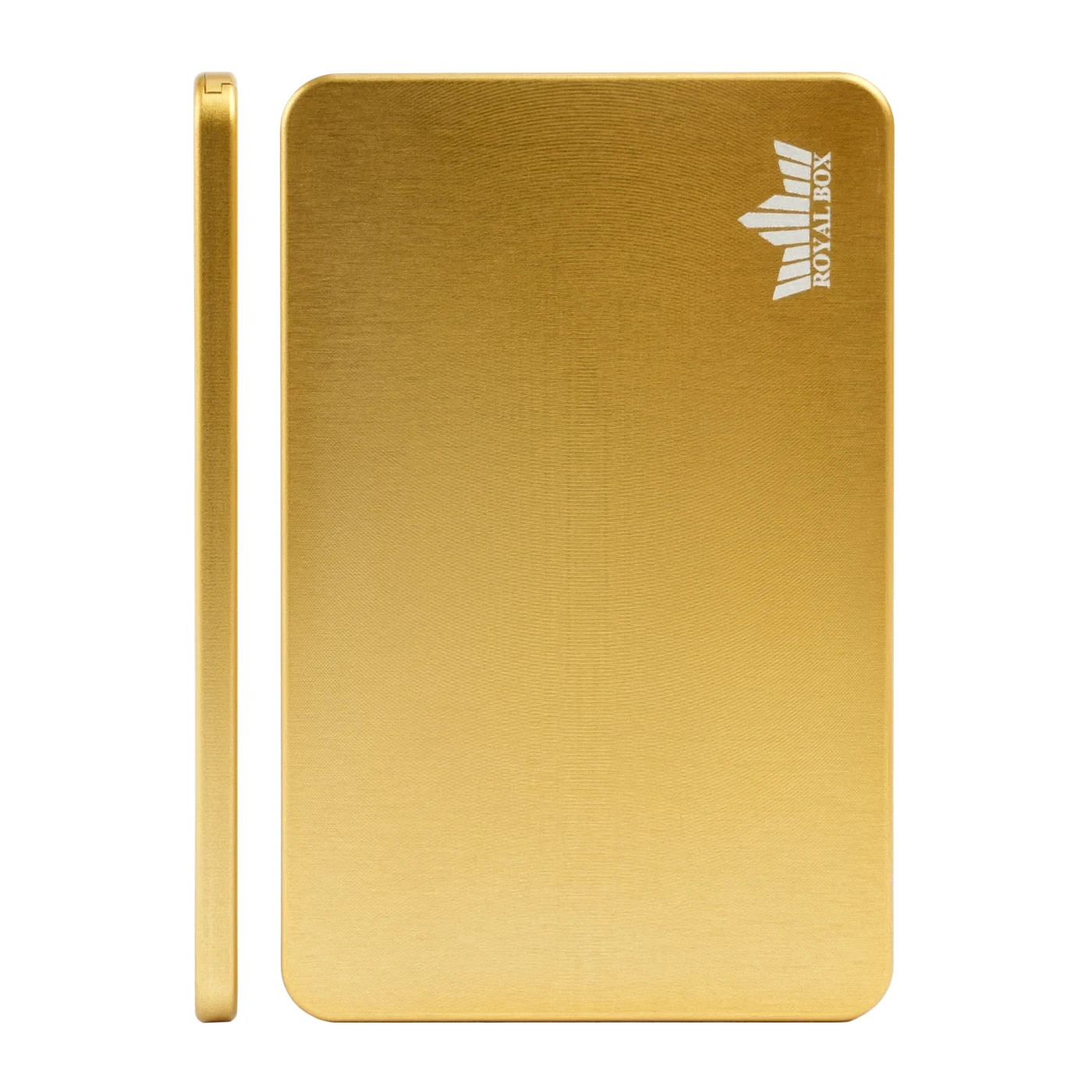Royal Box S Line Gold Slim Storage Device 8 Compartments Credit Card Size