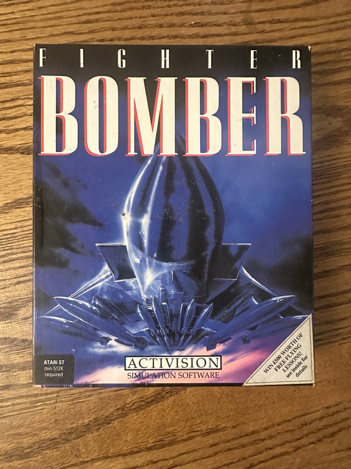 Fighter Bomber Activision Atari ST Vintage Big Box PC Game 1989 Simulation