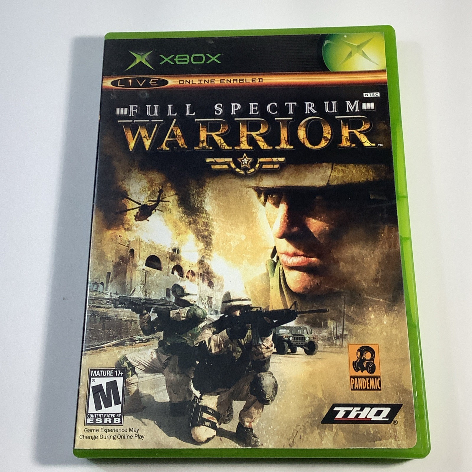 Full Spectrum Warrior (Microsoft Xbox, 2004) - Complete CIB