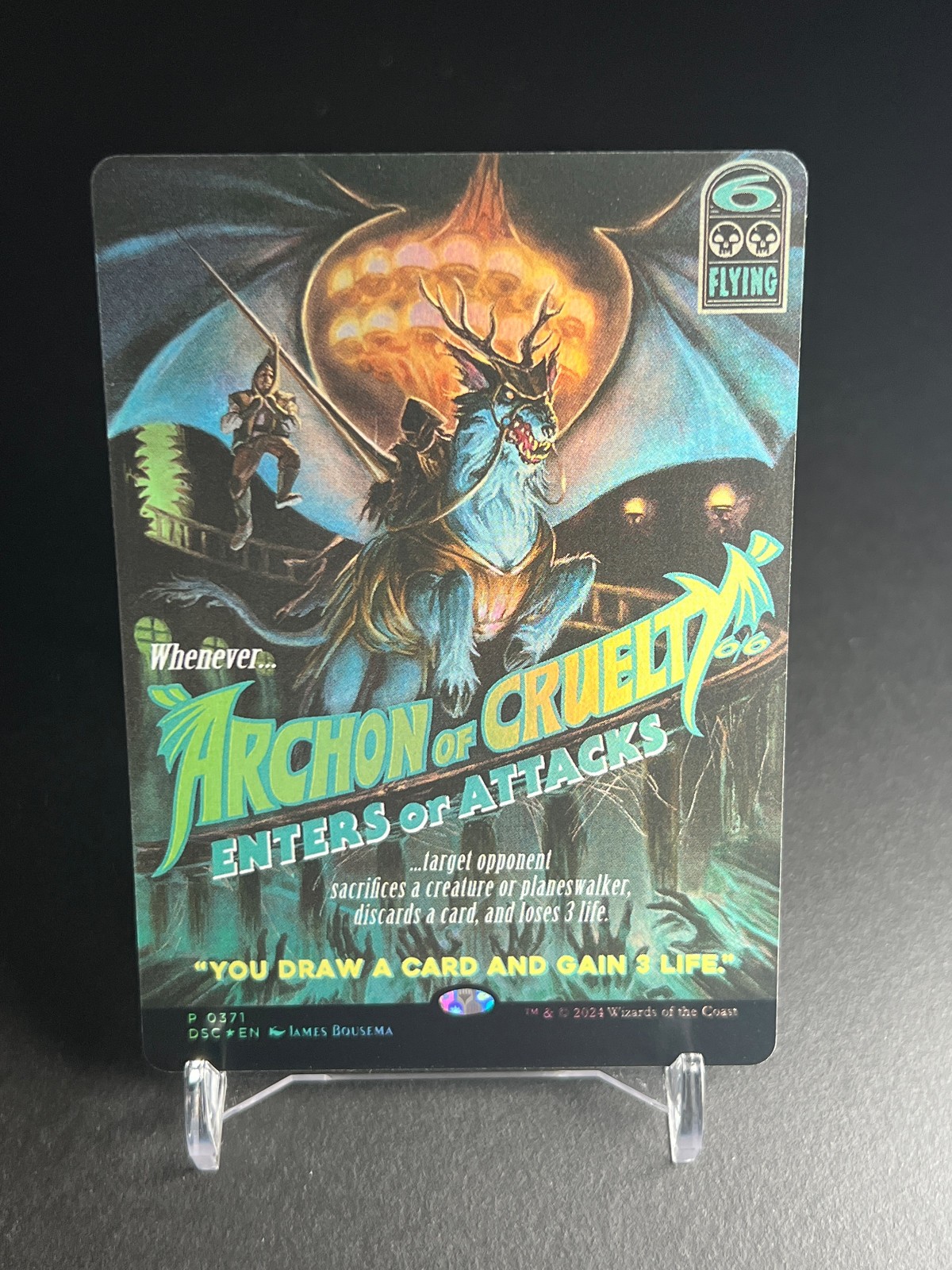 Archon of Cruelty - FOIL SHOWCASE - NM - DSC 371 - MTG Magic the Gathering