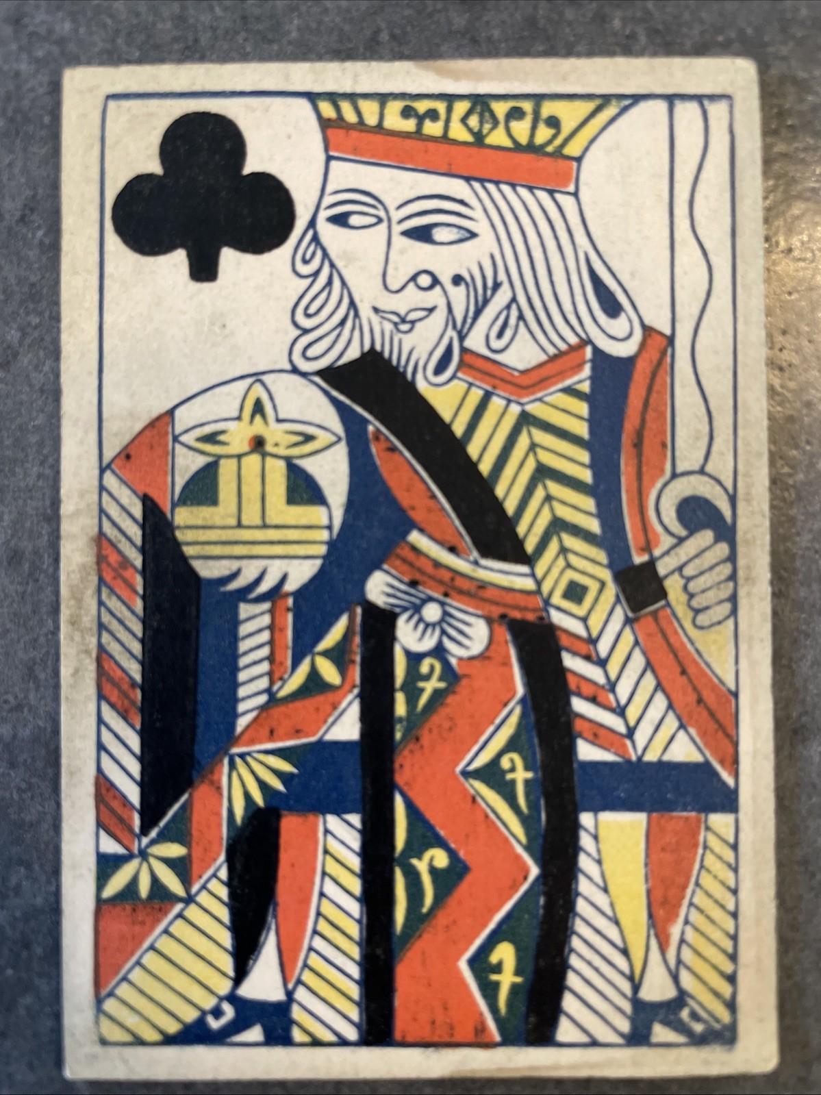 ORIGINAL 1860-1880s NO NUMBERS SAMUEL HART PLAYING CARD OLD WEST CIVIL WAR US
