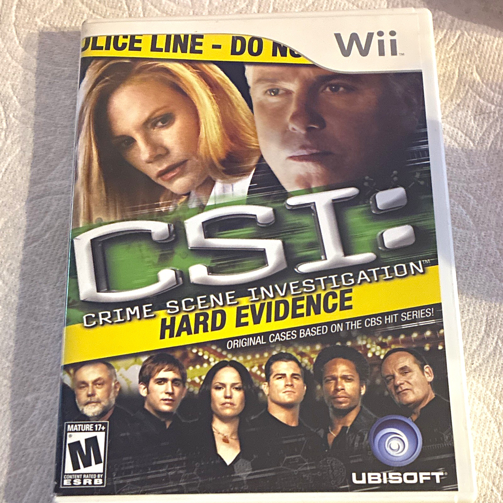 Ubisoft CSI: Crime Scene Investigation Hard Evidence Wii w/ Manual M