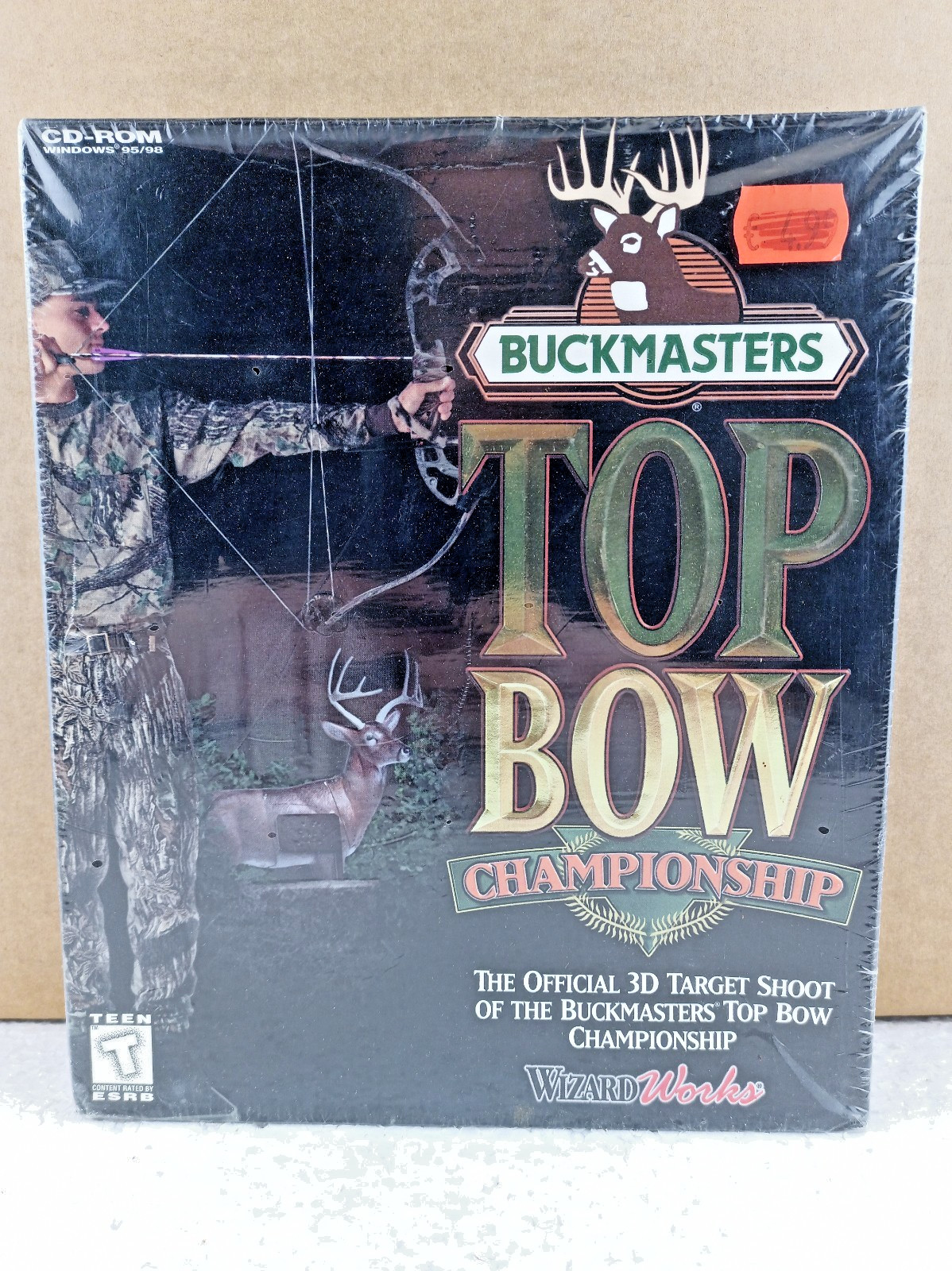 Buckmasters Top Bow Championship PC Big Box Sealed Euro Edition Archery Sim