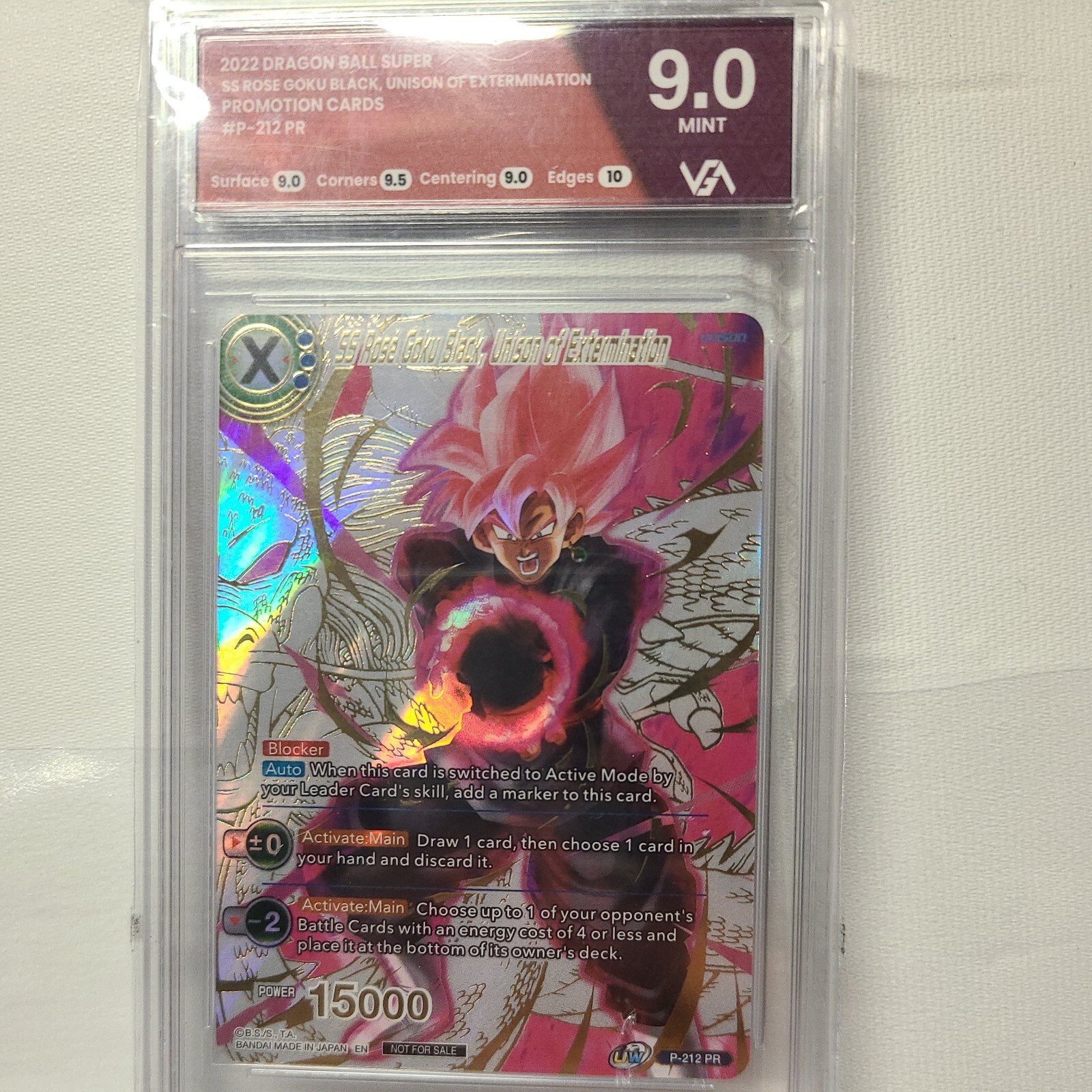 SS Rose Goku Black, Unison of Extermination(VGA 9.0 Grade)