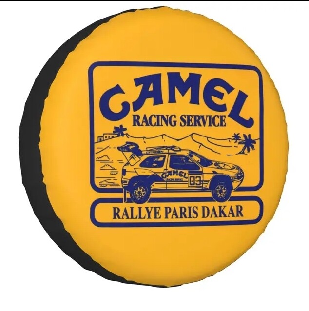 Camel Tire Protection Cover 4X4 Spare Wheel Rallye Paris Dakar