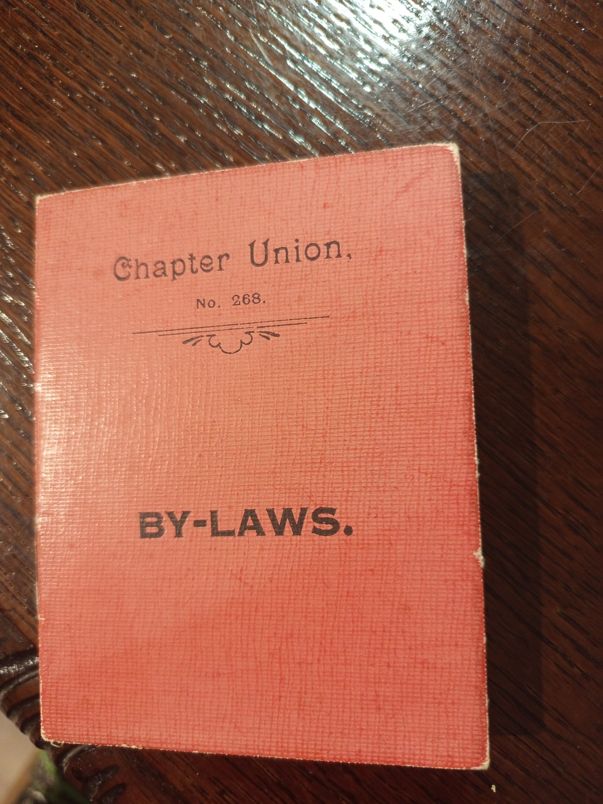 1928 By-Laws Holy Royal Arch Chapter of Union No. 268 Freemasonry masonic/497