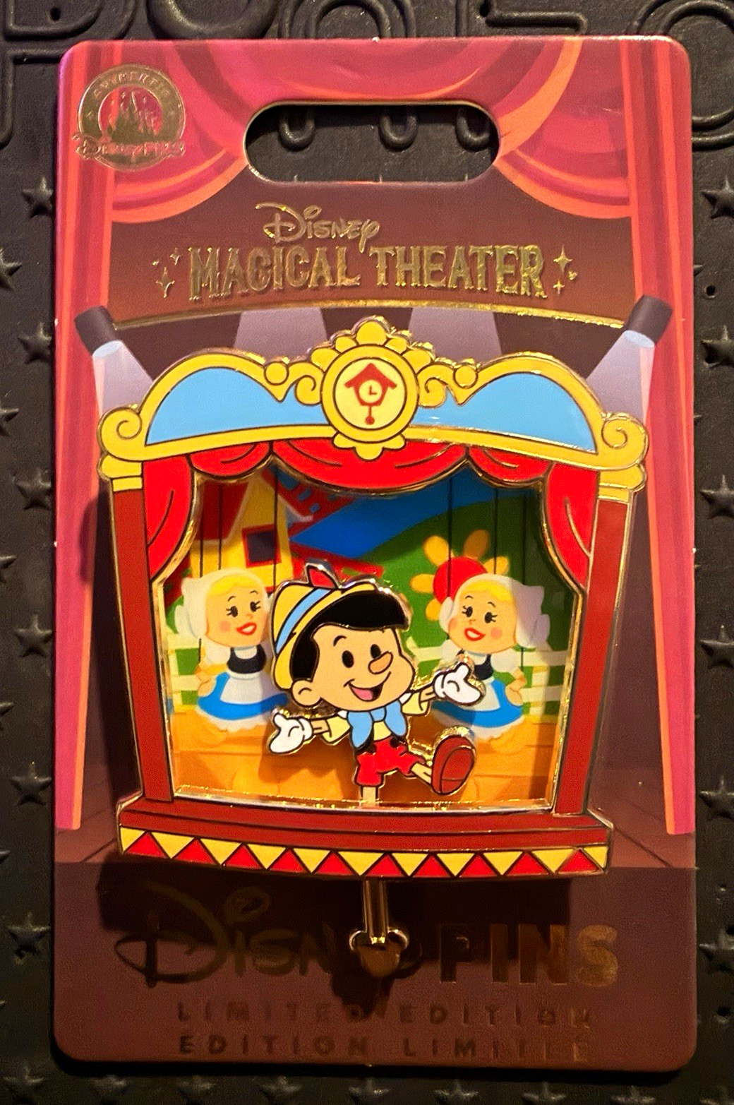 Disney Magical Theater Pinocchio Limited Edition Single Pin