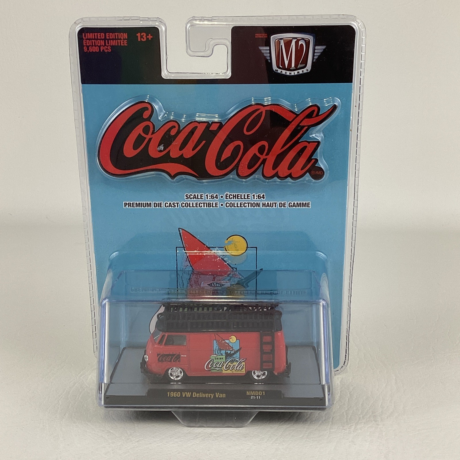 Coca Cola 1960 VW Delivery Van Premium Die Cast Collectible 1:64 Scale Vehicle