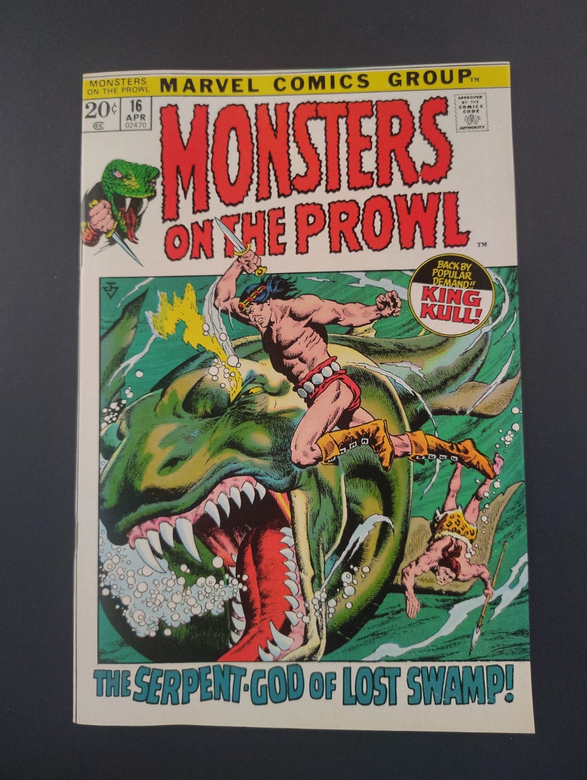 MONSTERS ON THE PROWL#16 🧟NM+ STUNNING COPY(B14) RARE 1972 