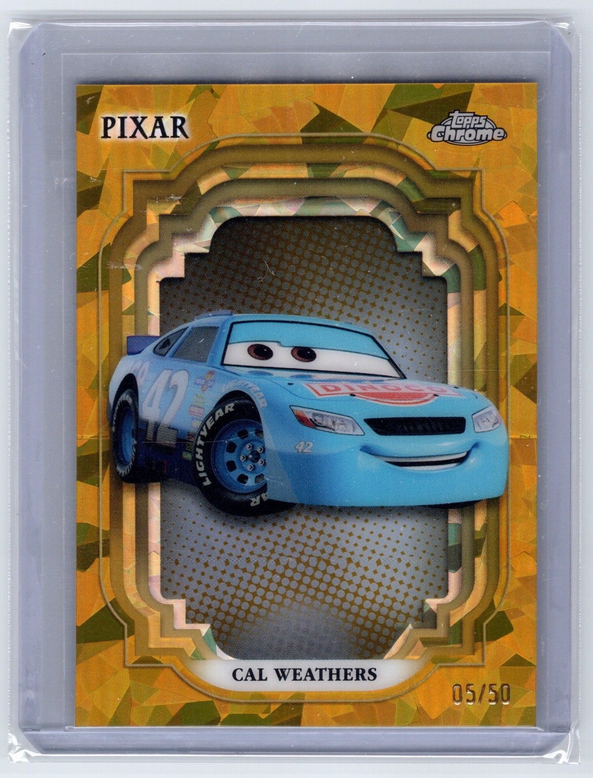 2024 Topps Chrome Disney #122 Cal Weathers Sapphire Gold #5/50