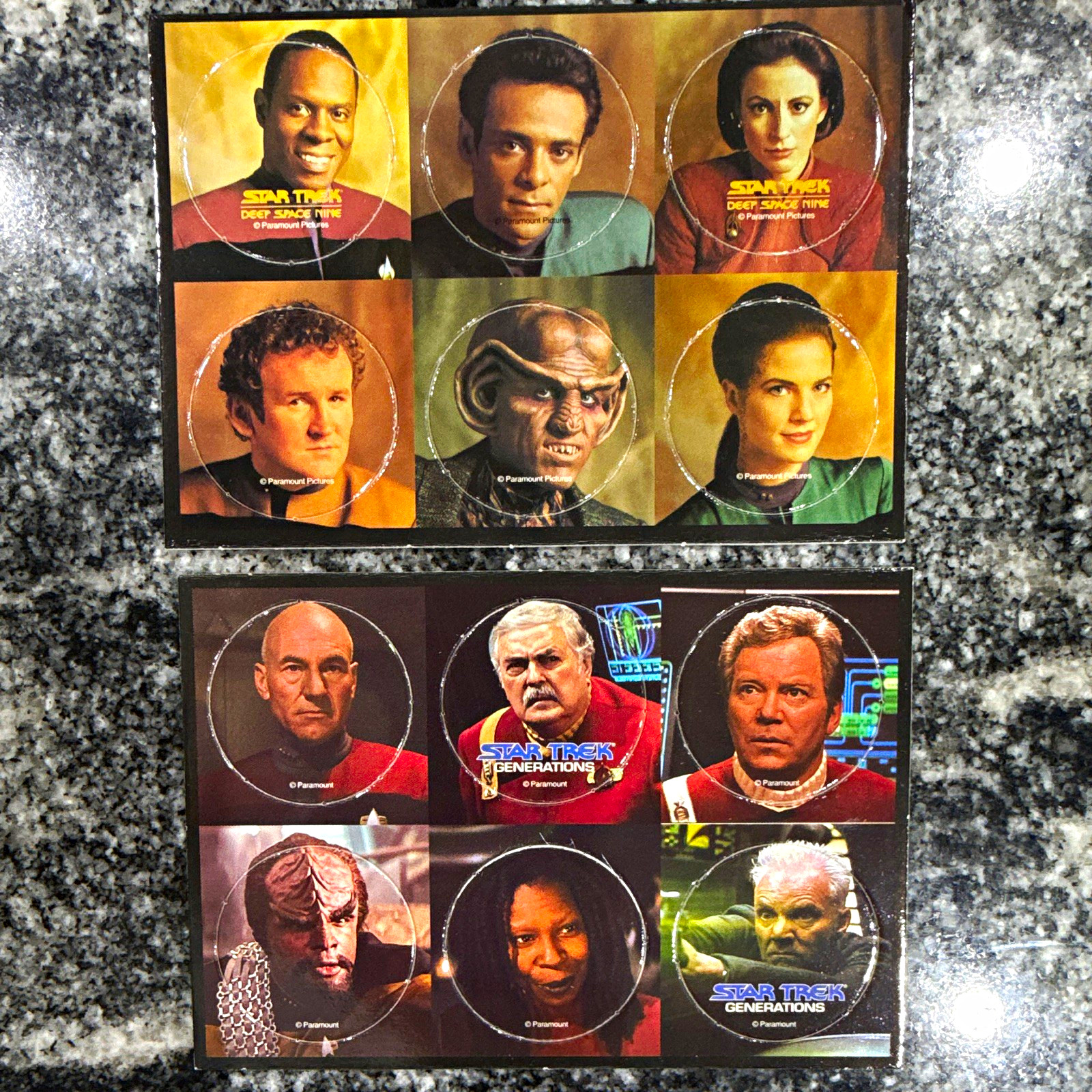 Paramount Star Trek POGS Lot 2 DS9 & Generations 1994
