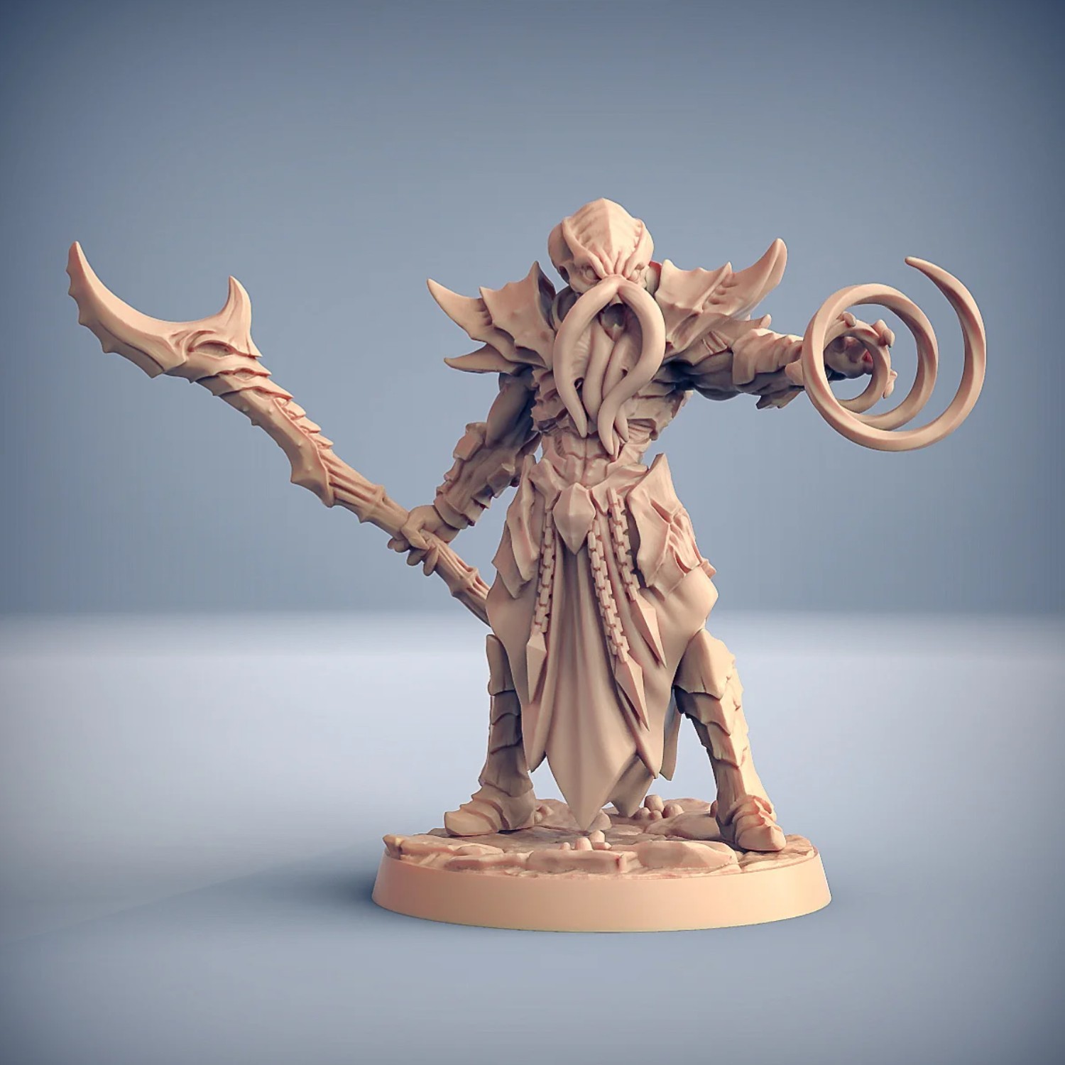 Predator's Eye Octopus Lord DnD Dungeon Chess Model Resin Figure 2 - Height 40mm