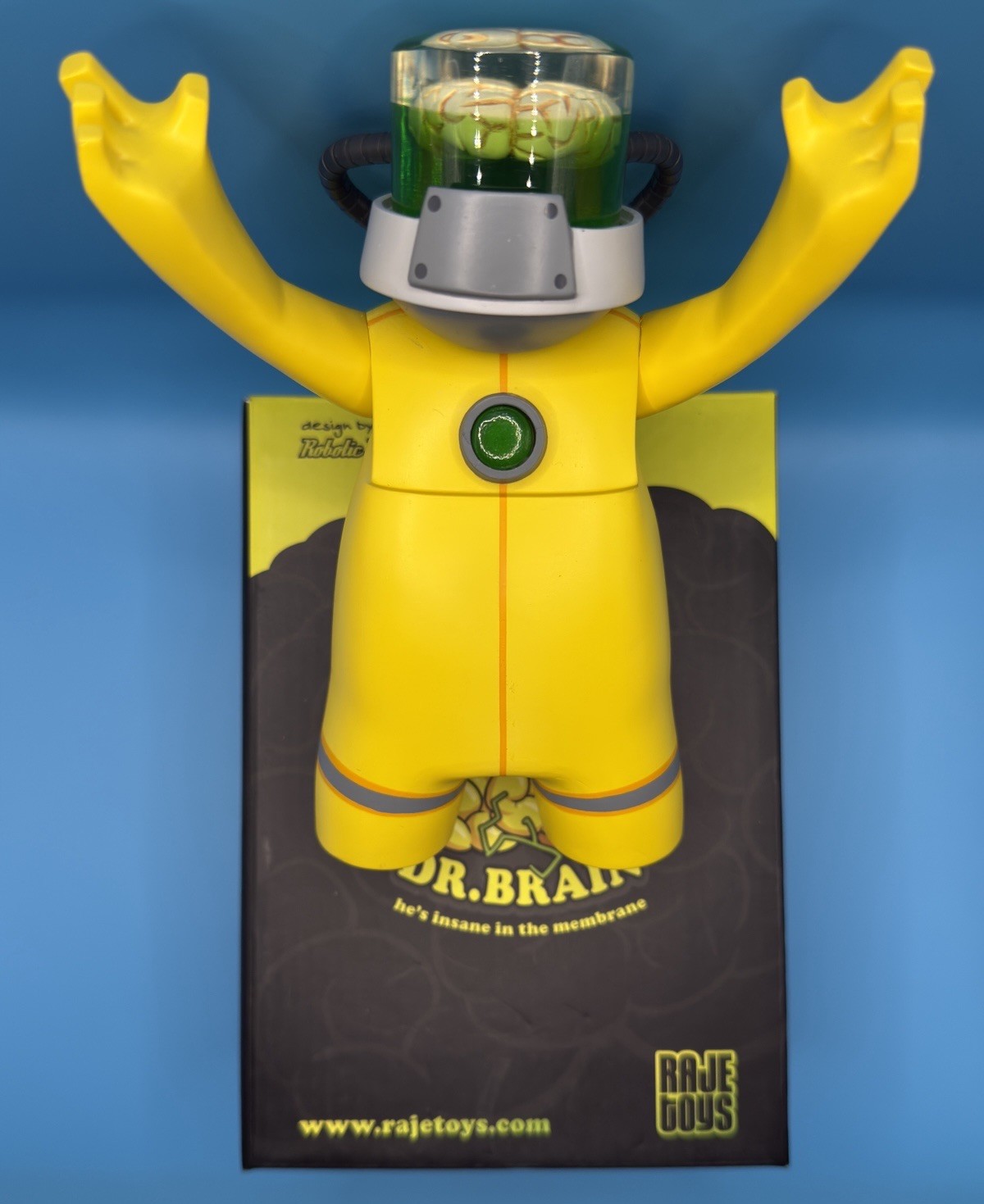 Dr. Brain Raje Toys brainchild of Robotic Industries  Jim Freckingham Vinyl  Toy