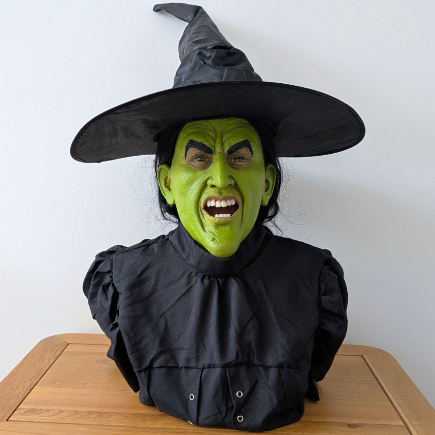 Wicked witch life size bust 