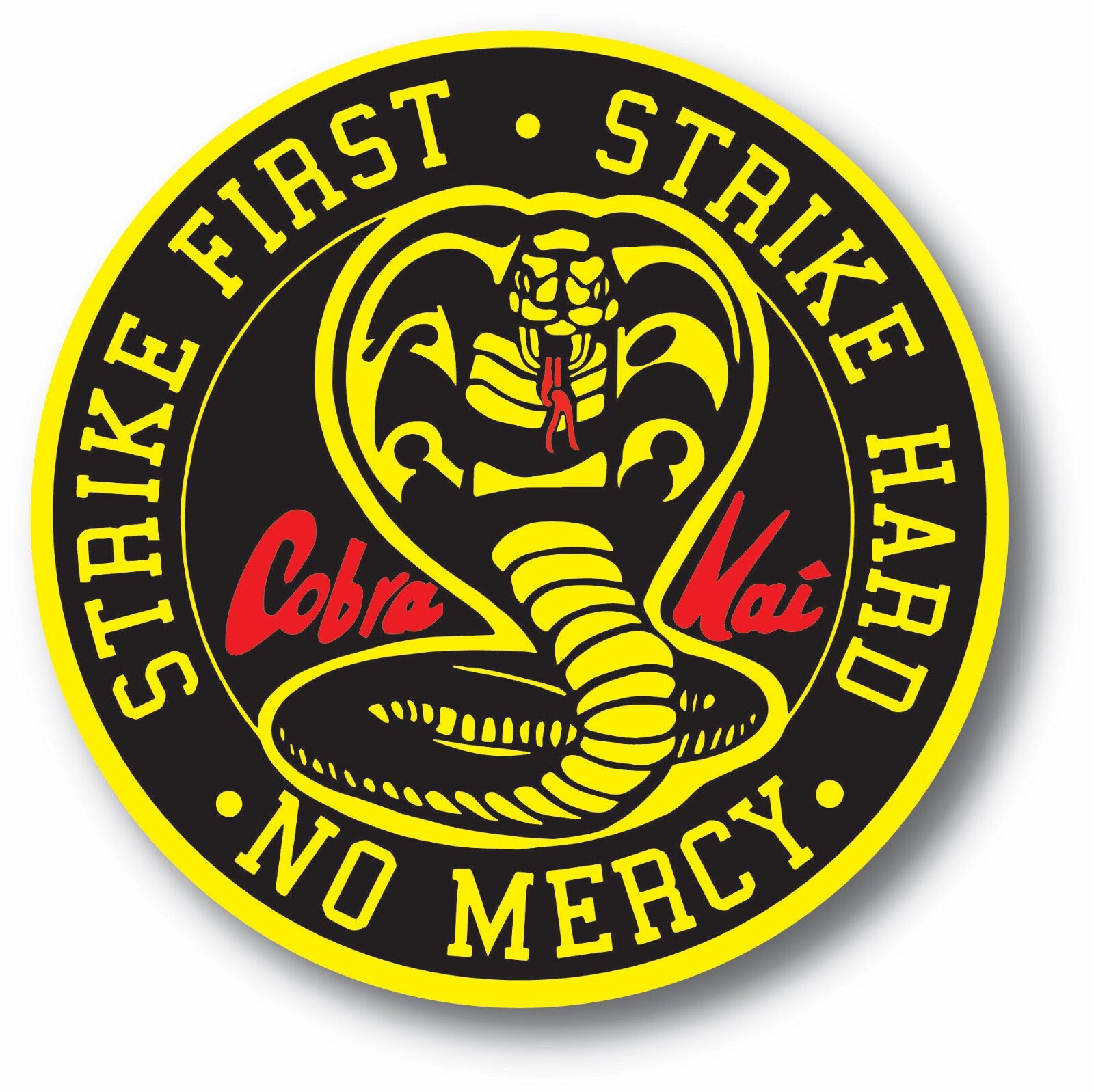 Cobra Kai Karate Kid Vinyl Sticker Car Window Decal Bumper Sticker HD High Reso