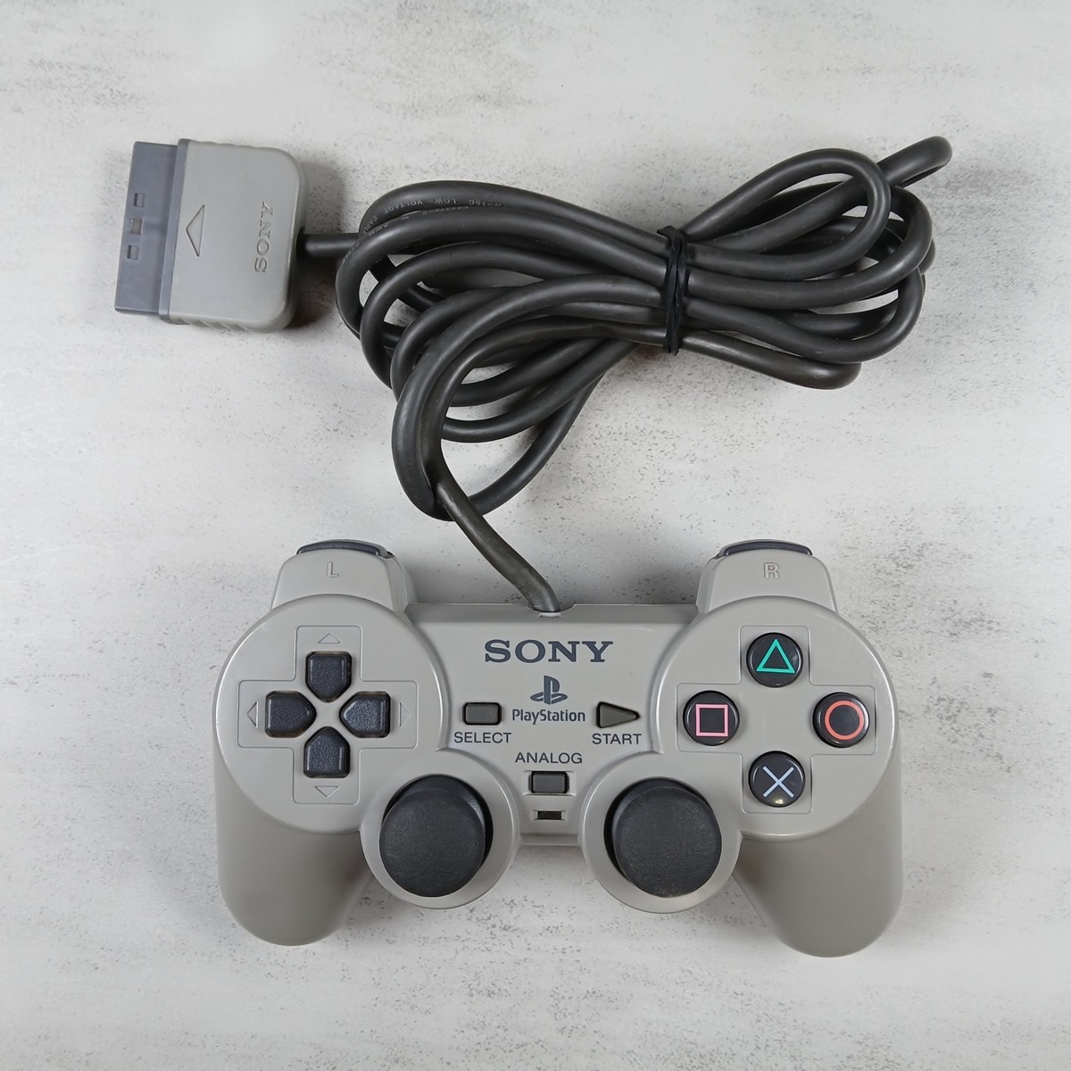 Official Sony PS1 Controller OEM PlayStation 1 DualShock Analog - WORKS PERFECT