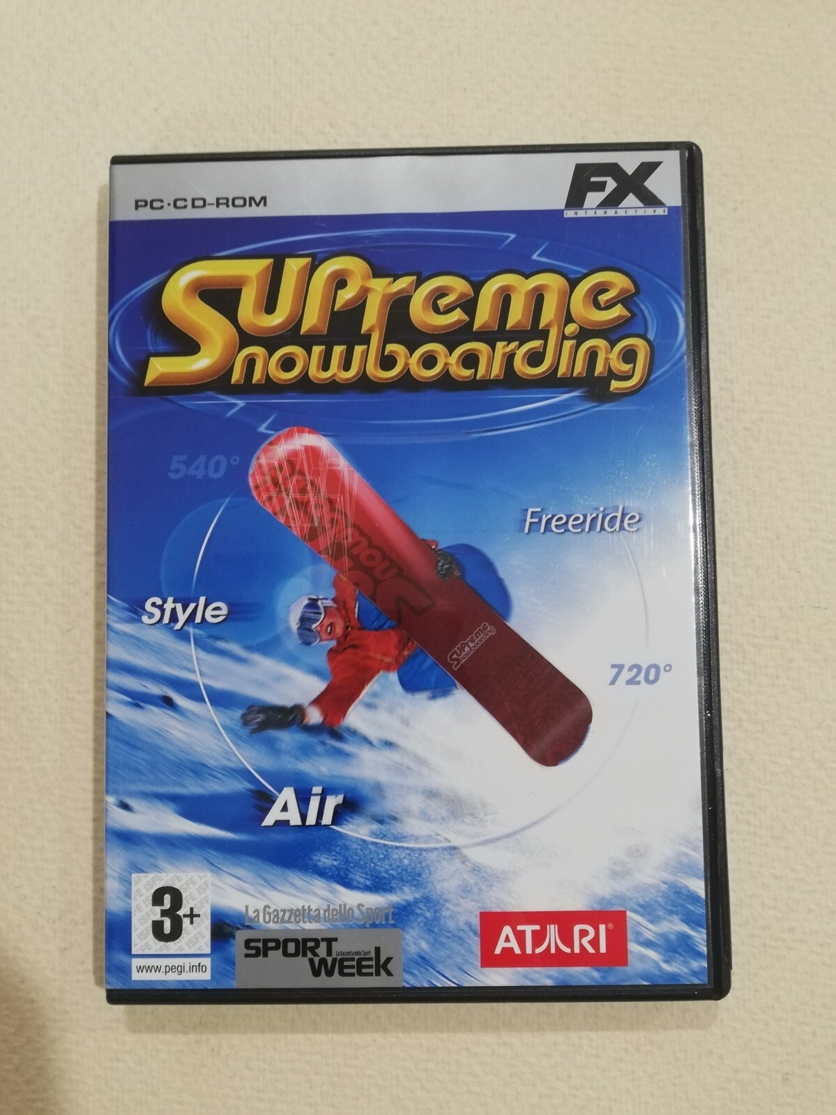 SUPREME SNOWBOARDING Sport Week PC Game CD