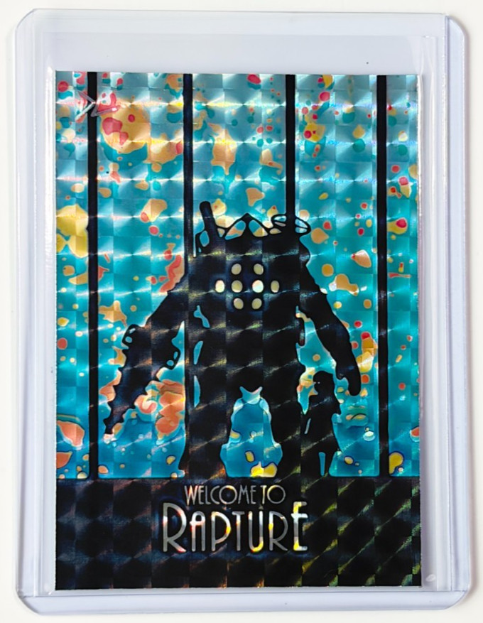 Bioshock Limited Edition Artist Signed “Welcome To Rapture” Refractor Card 1/1