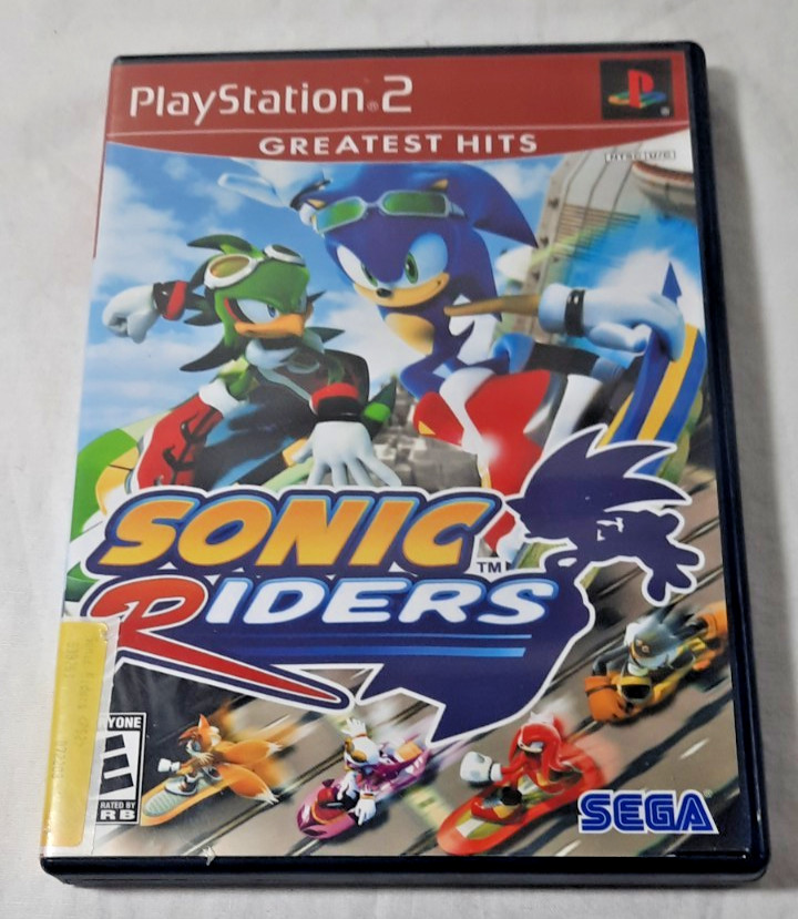 SEGA Sonic Riders Greatest Hits w/ Manual PS2 E NTSC-U/C