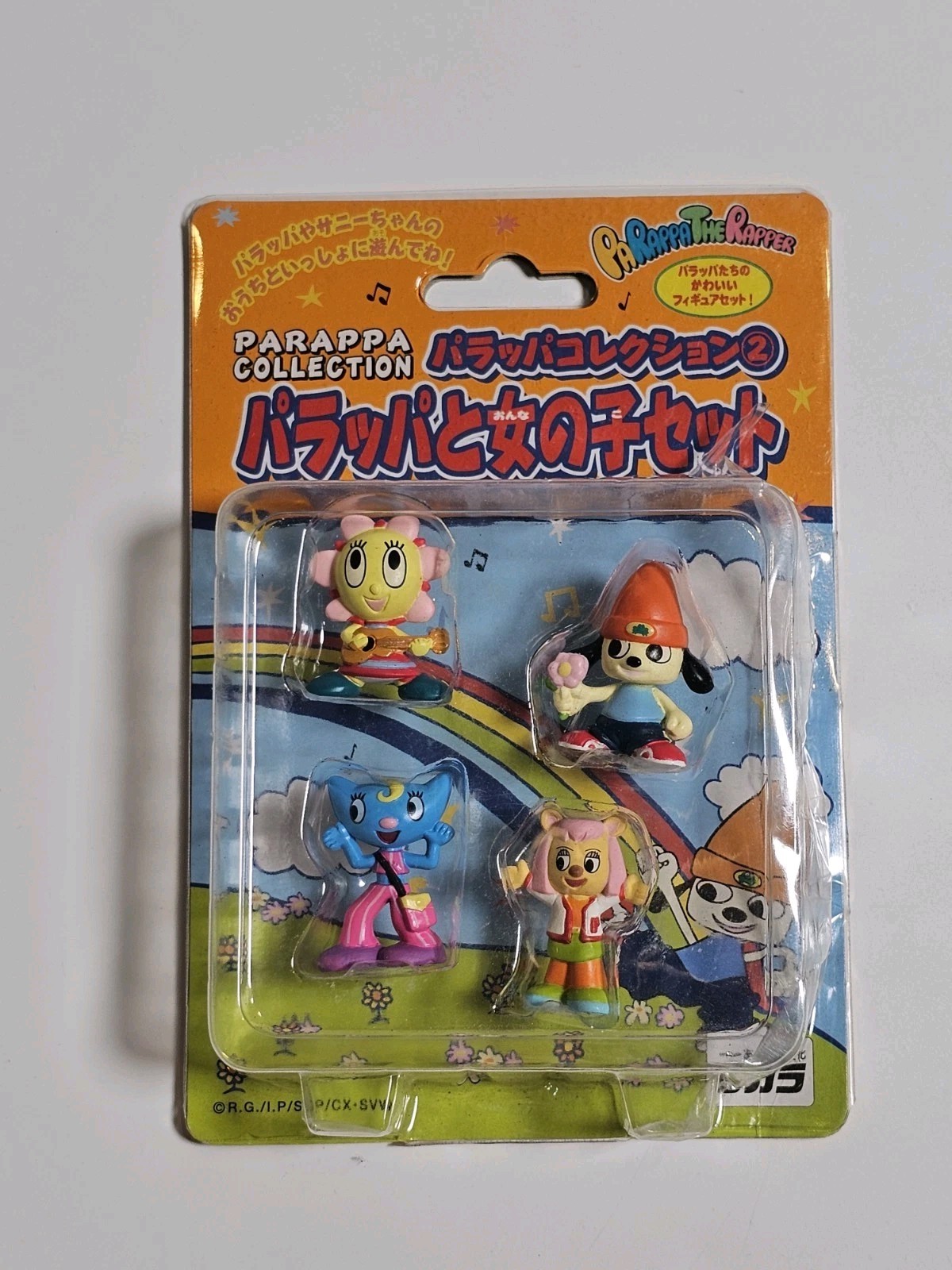 Parappa the Rapper Collection Figure Set Japan Sony 1999 Unopened Rare Toy