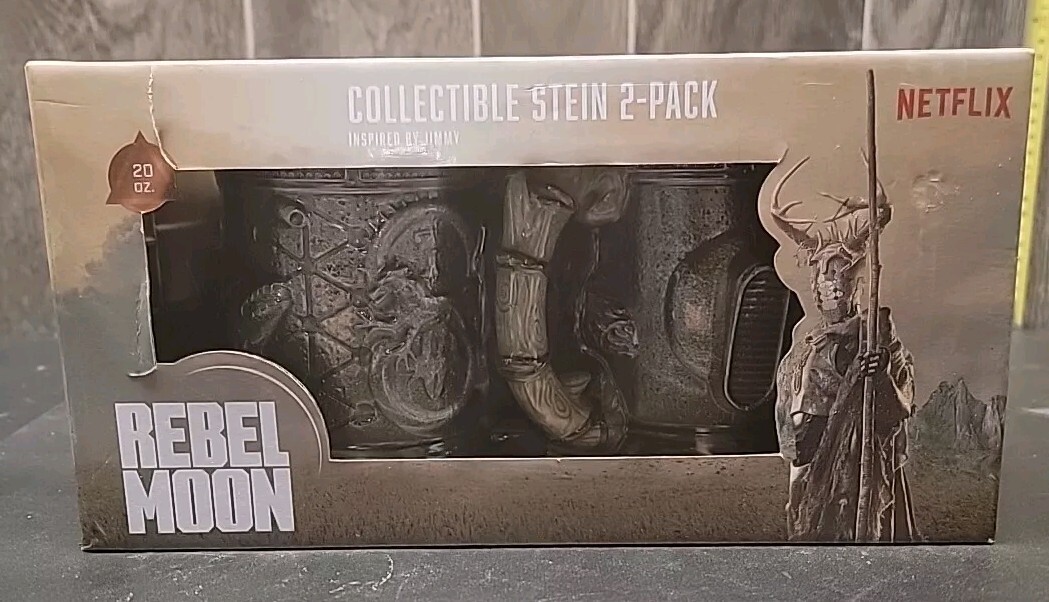 Netflix Rebel Moon Movie - Sculpted Drinking Stein 2 Pack 