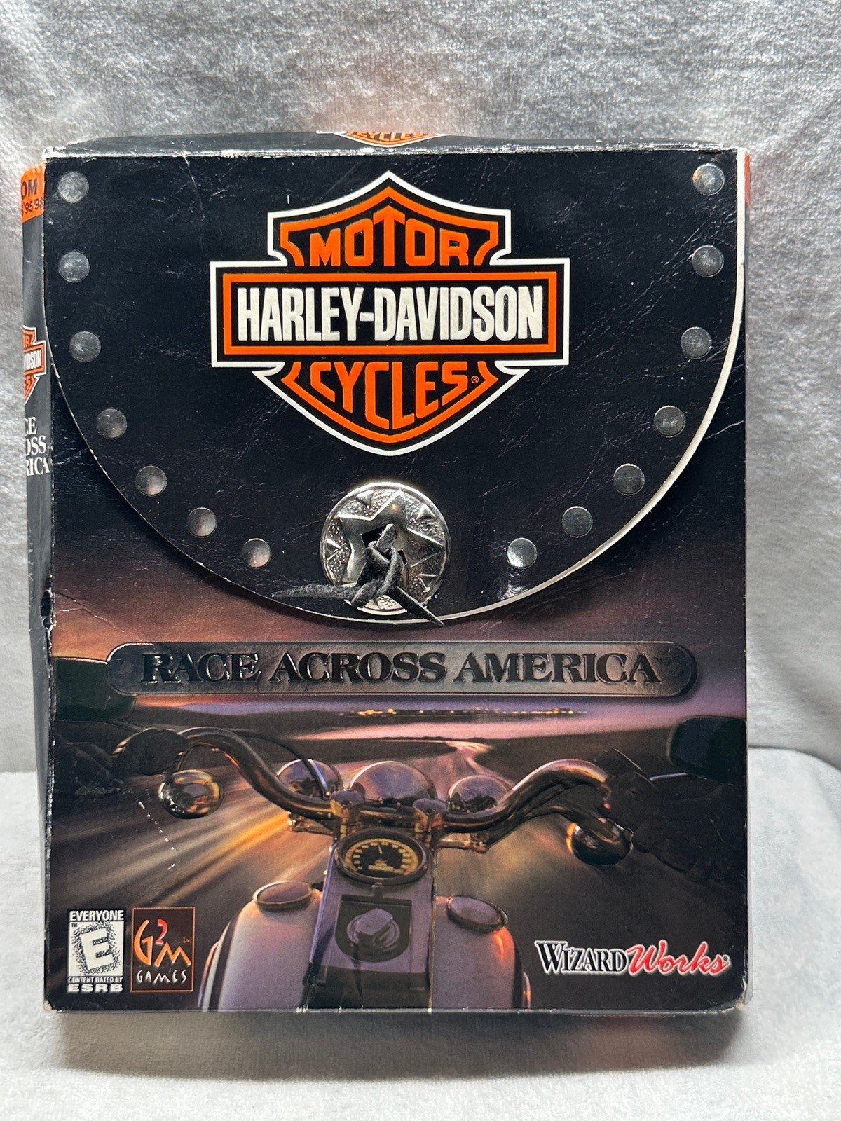 Motorcycle Harley-Davidson Race Across America New Sealed Big Box Computer Game