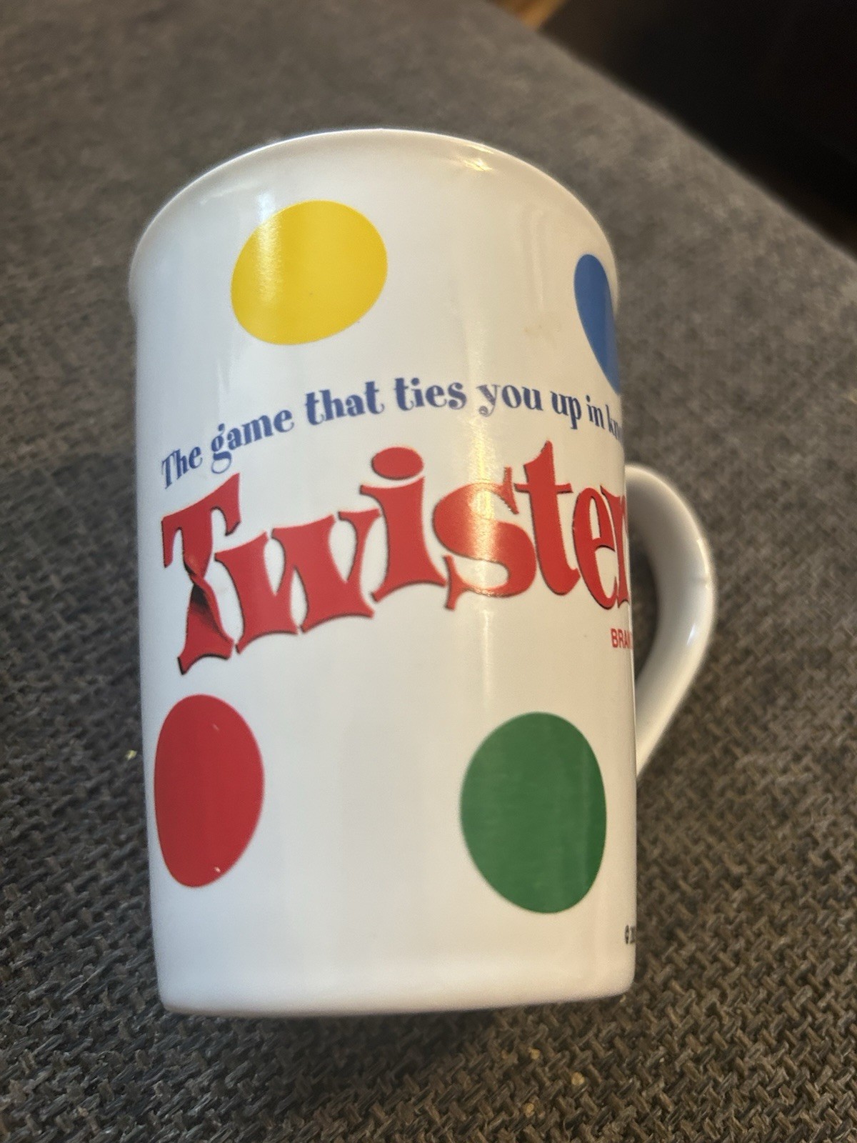 Coffee Cups-The Twister Game- Small Chip Price Reduced- used