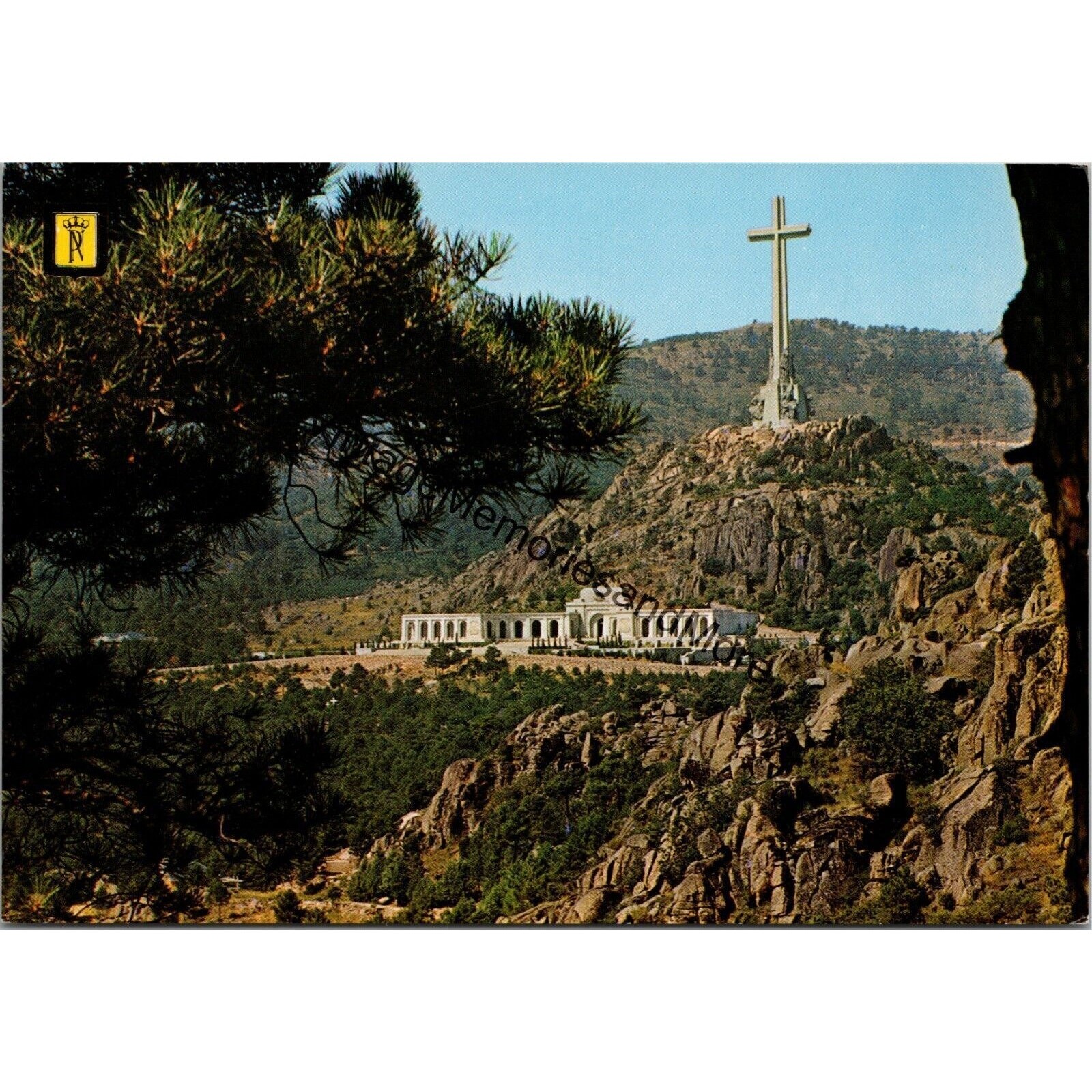 General View Valley of the Fallen Santa Cruz Postcard PC314