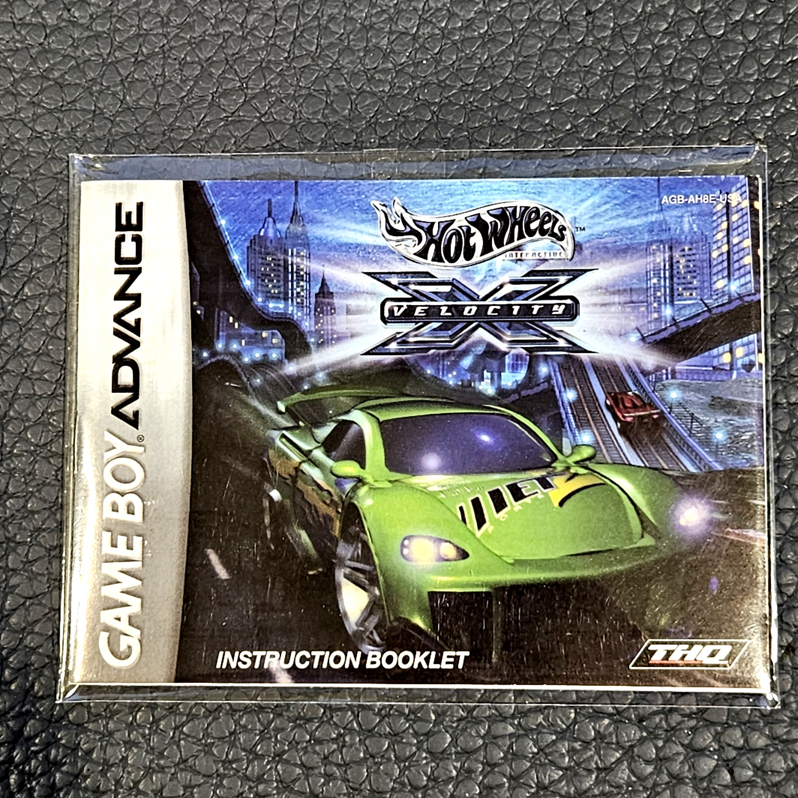 Hot Wheels Velocity X  Original Manual Nintendo Game Boy Advance - No Game