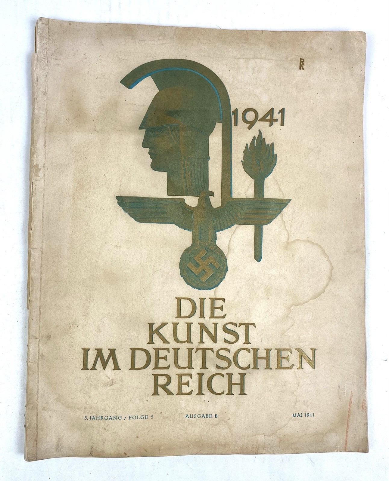 DIE KUNST IM DEUTSCHEN REICH 1941 Mai Book Art Collection Softcover 11x14