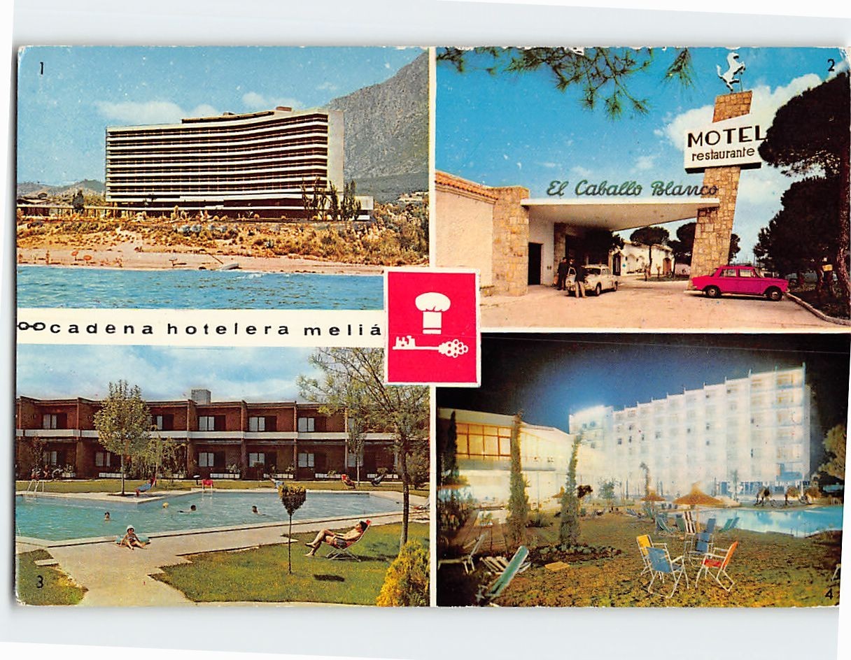 Postcard Cadena Hotelera Meliá Spain