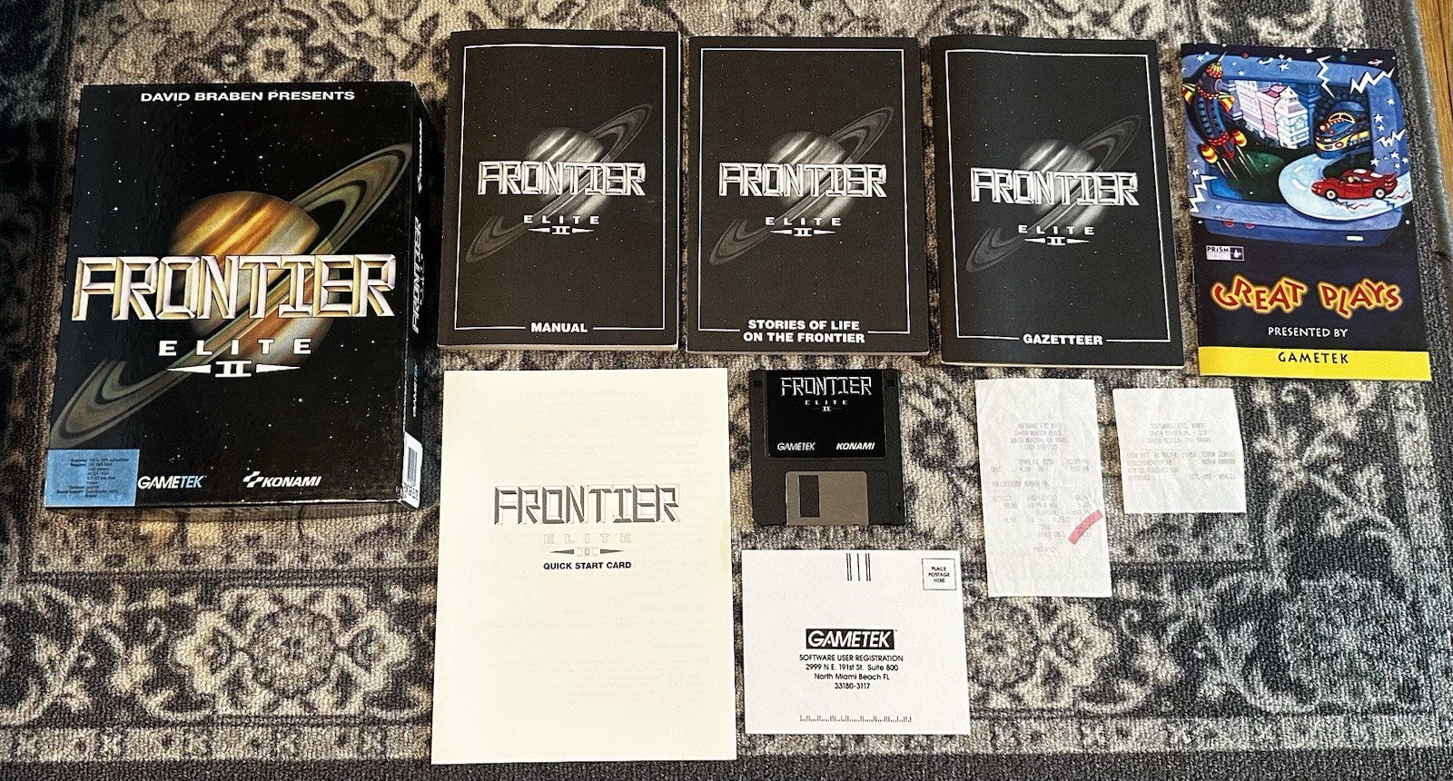 Frontier Elite II 2 (Big Box, Good, David Braben, 1993, PC) - Complete CIB