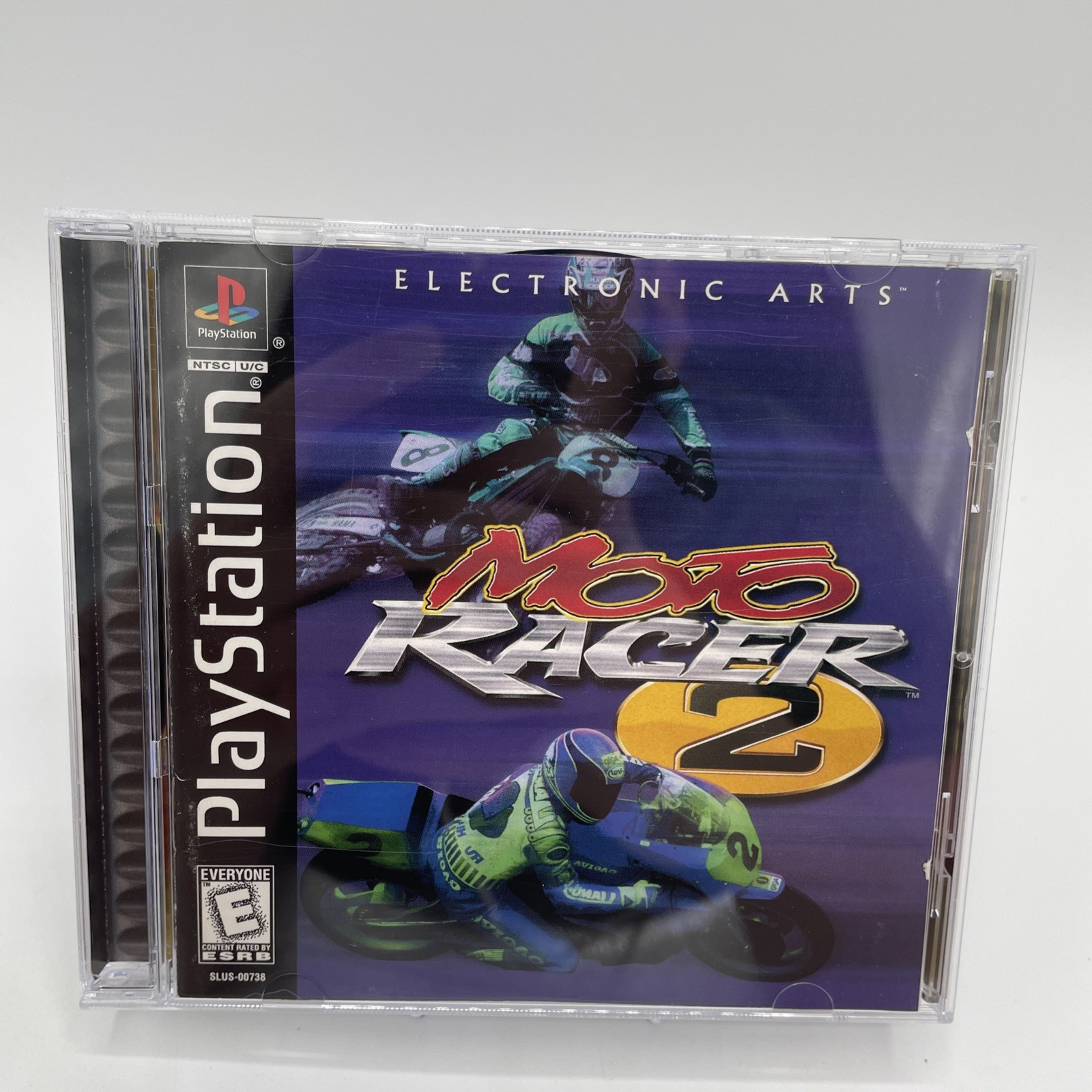 Moto Racer 2 PS1 PlayStation 1 Complete CIB + Registration Card