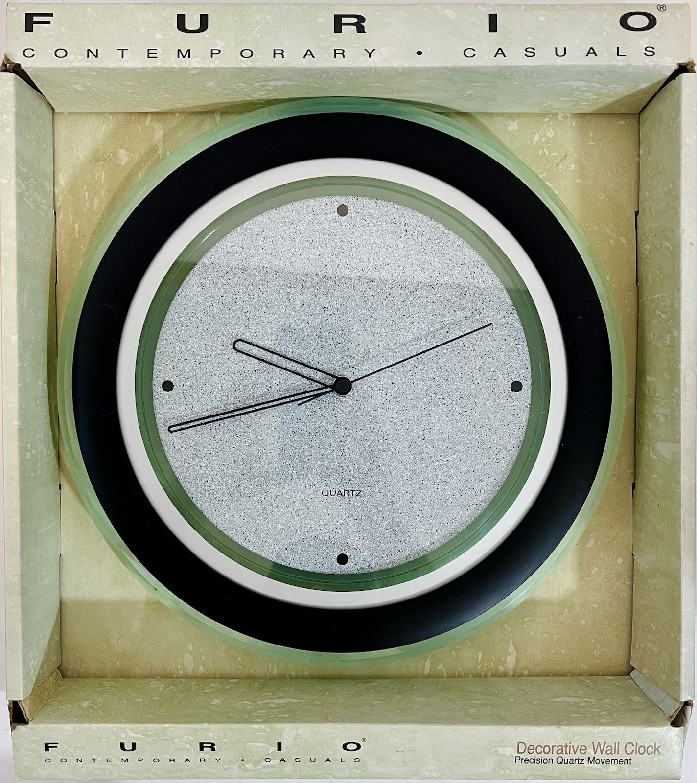 Vintage 1980's Postmodern Wall Clock by Furio BRAND NEW and RARE 🔥
