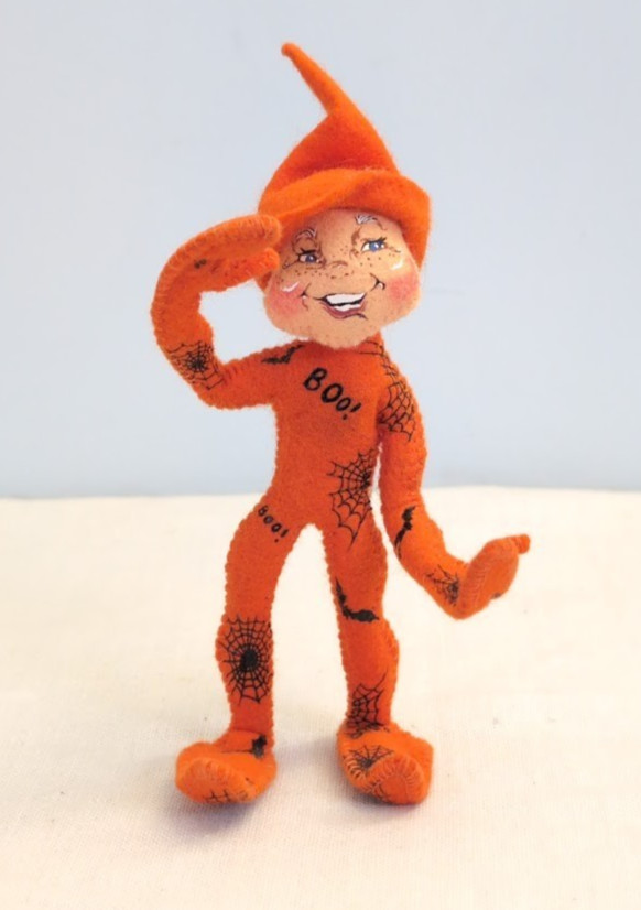 VTG Annalee Dolls 2004 Spider Web Elf Doll 7