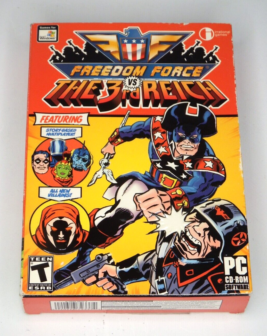 Freedom Force vs The 3rd Third Reich (Windows PC, 2005) Brand New & Sealed