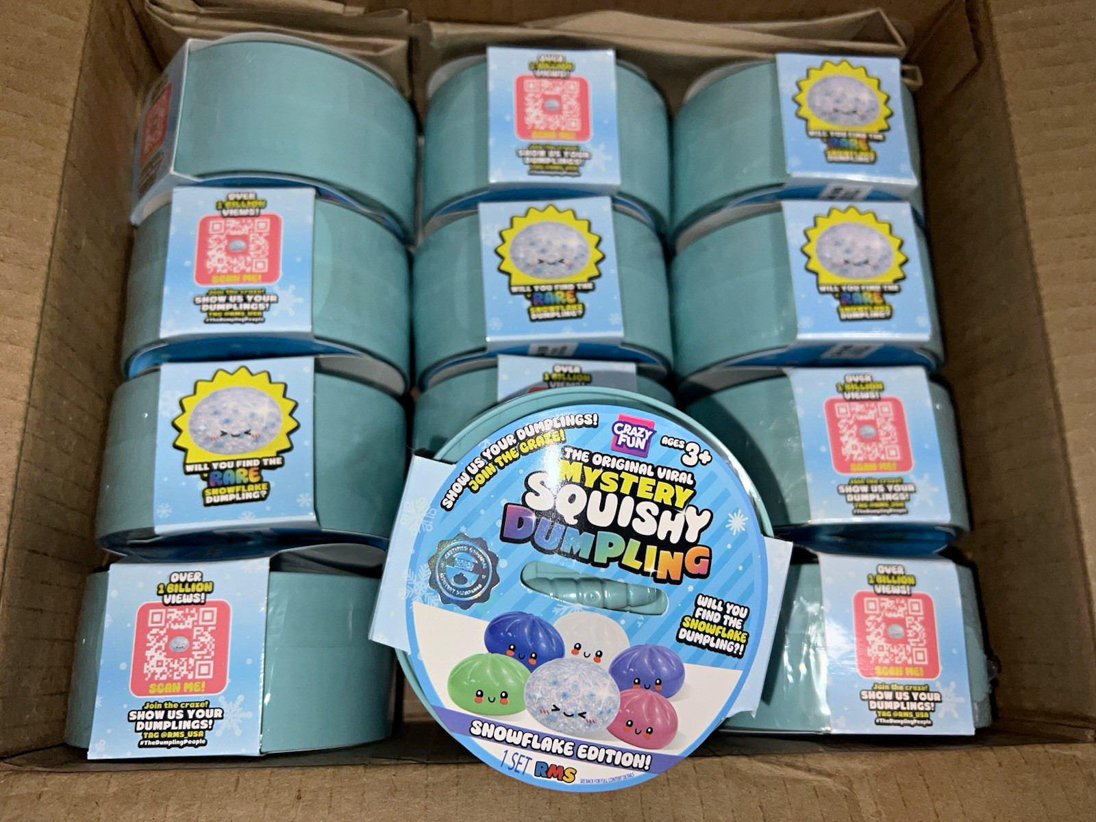 ❄️ RARE / EARLY RELEASE — RMS Snowflake Mystery Dumpling ❄️🥟
