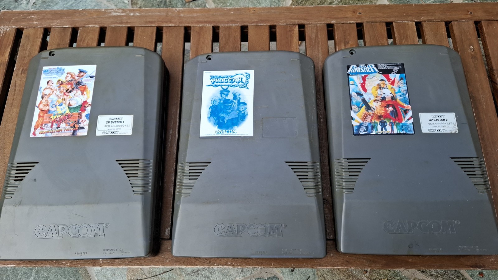 PROGEAR, THE PUNISHER, FINAL FIGHT AE CPS2 CAPCOM PLAY SYSTEM 2 A+B