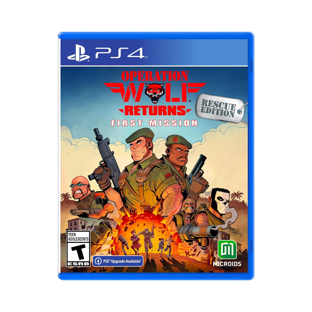 Operation Wolf Returns: First Mission - Rescue Edition (PS4) - BRAND NEW SEALED
