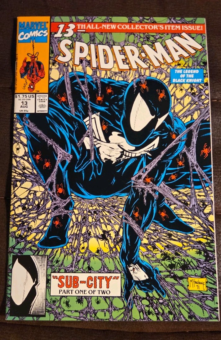 SPIDER-MAN #13 1991 Sub-City Part 1 Marvel Comics Todd McFarlane