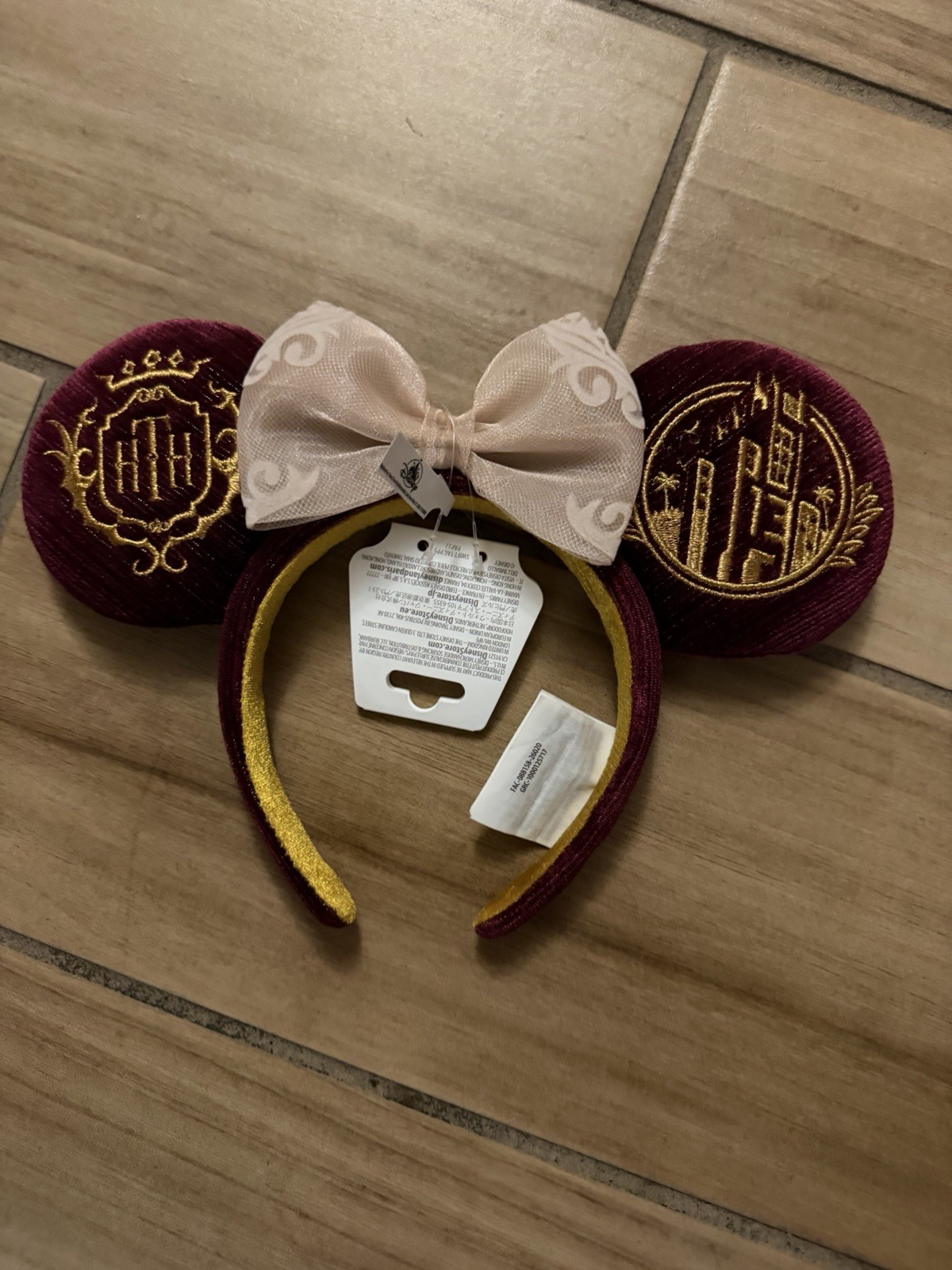 Disney Parks Tower Of Terror Hollywood Studios Minnie Mouse Ears Headband 2026