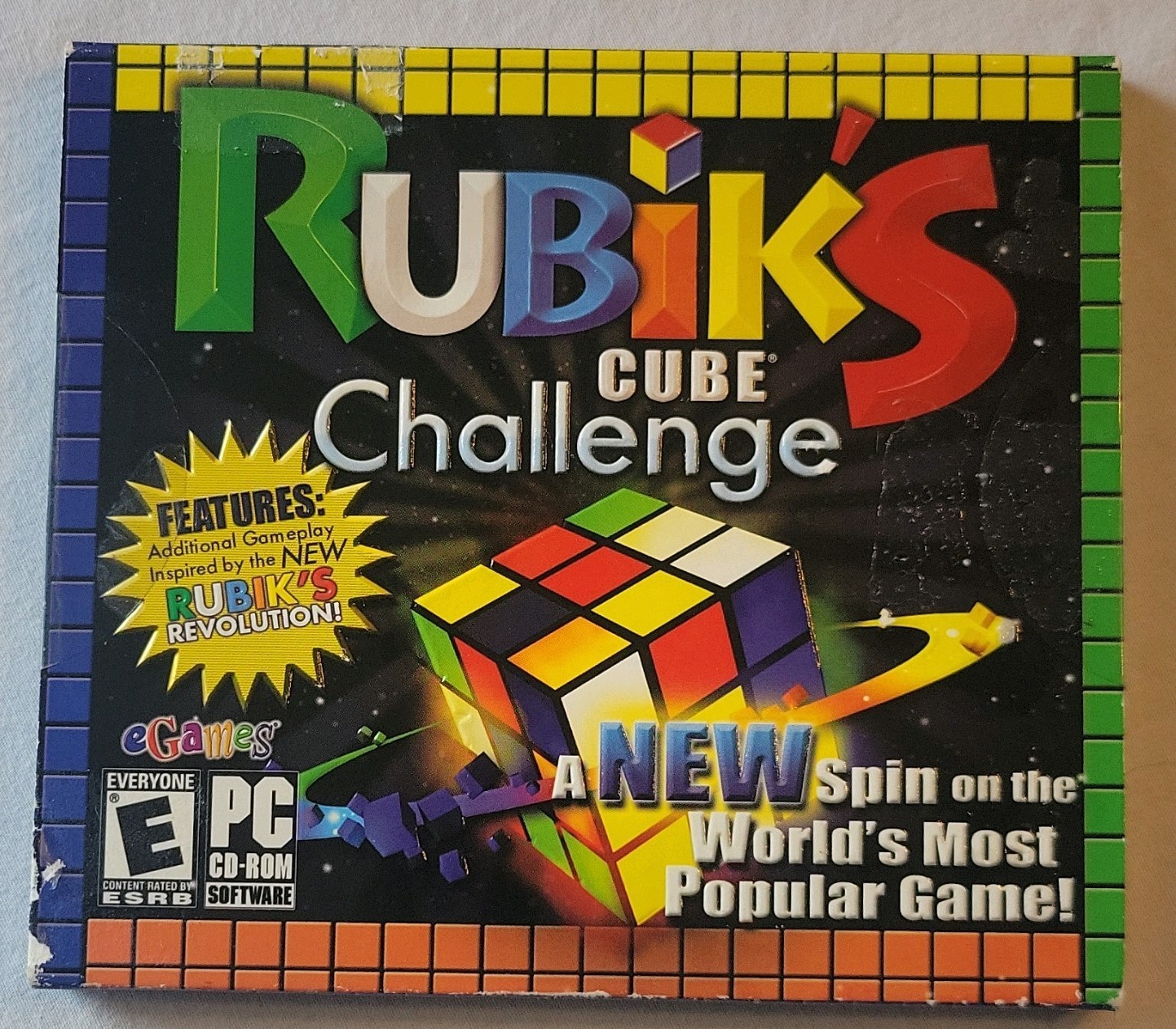 Rubk's Cube challenge (PC 2000) Windows puzzle game Brand New Sealed