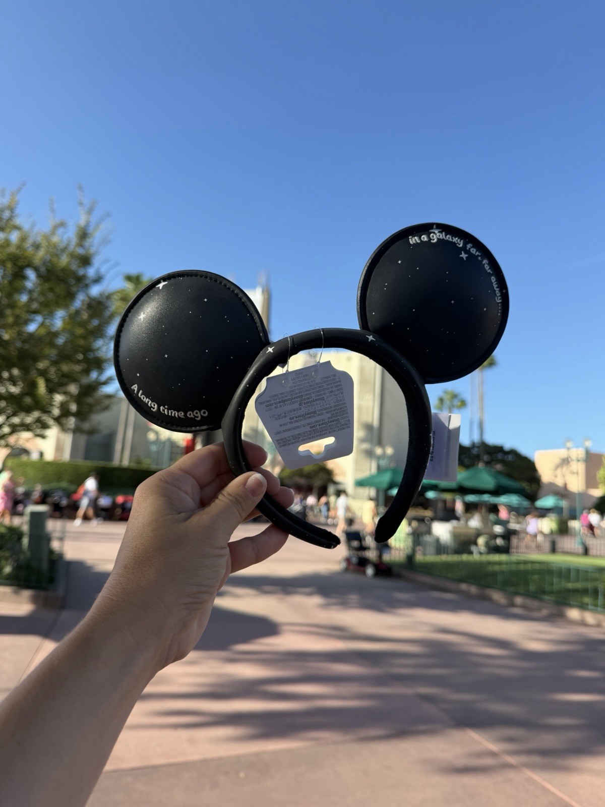 2026 Disney Parks Star Wars Galaxy Far Away Minnie Mouse Ear Headband NWT