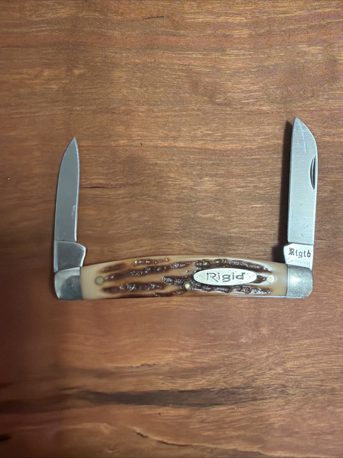 Vintage Rigid USA Muskrat Style Pocket Knife 